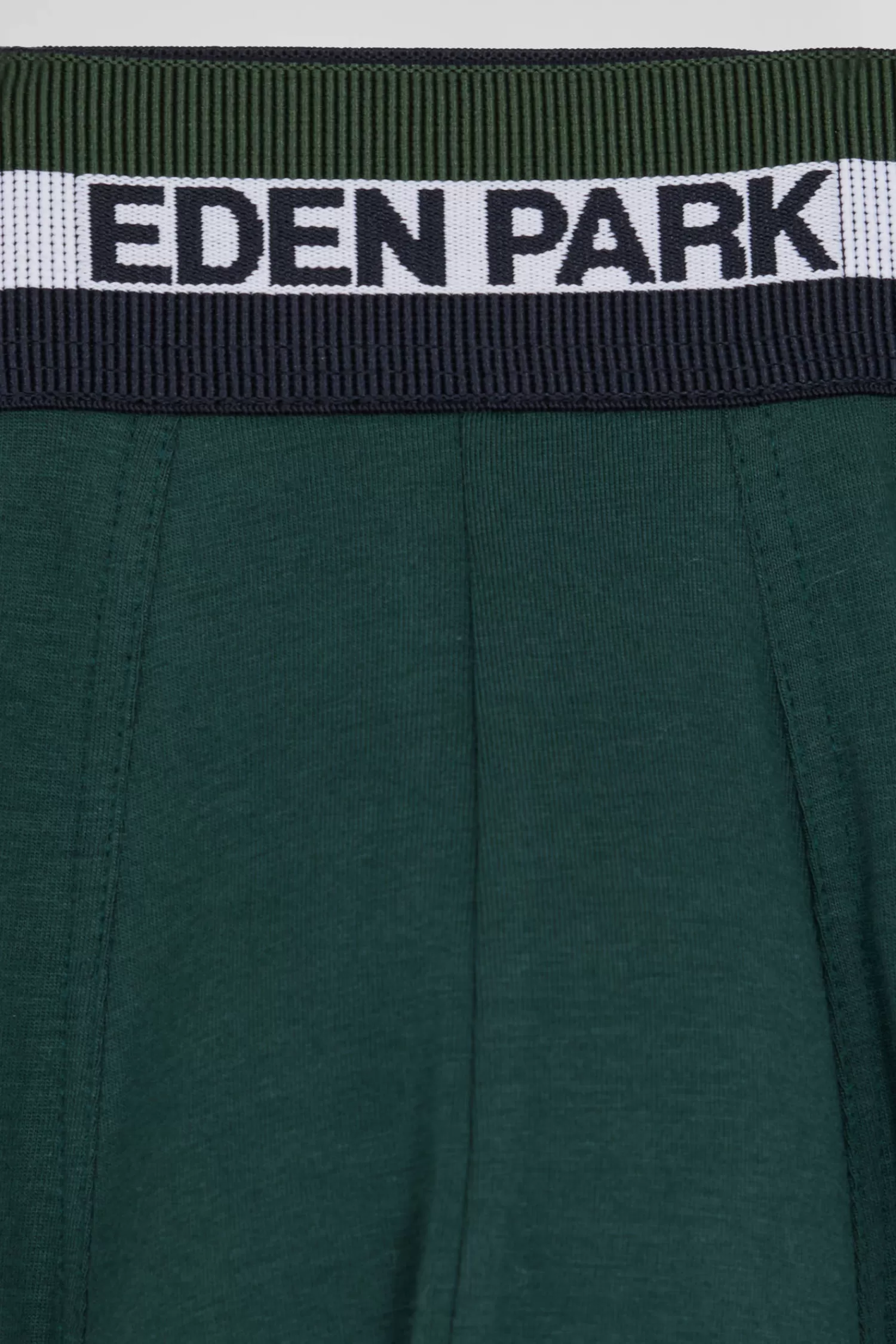 set_of__green_stretch_cotton_boxers_with_tricolor_waistband_6.webp Eden Park Set of 2 green stretch cotton boxers with tricolor waistband< Underwear