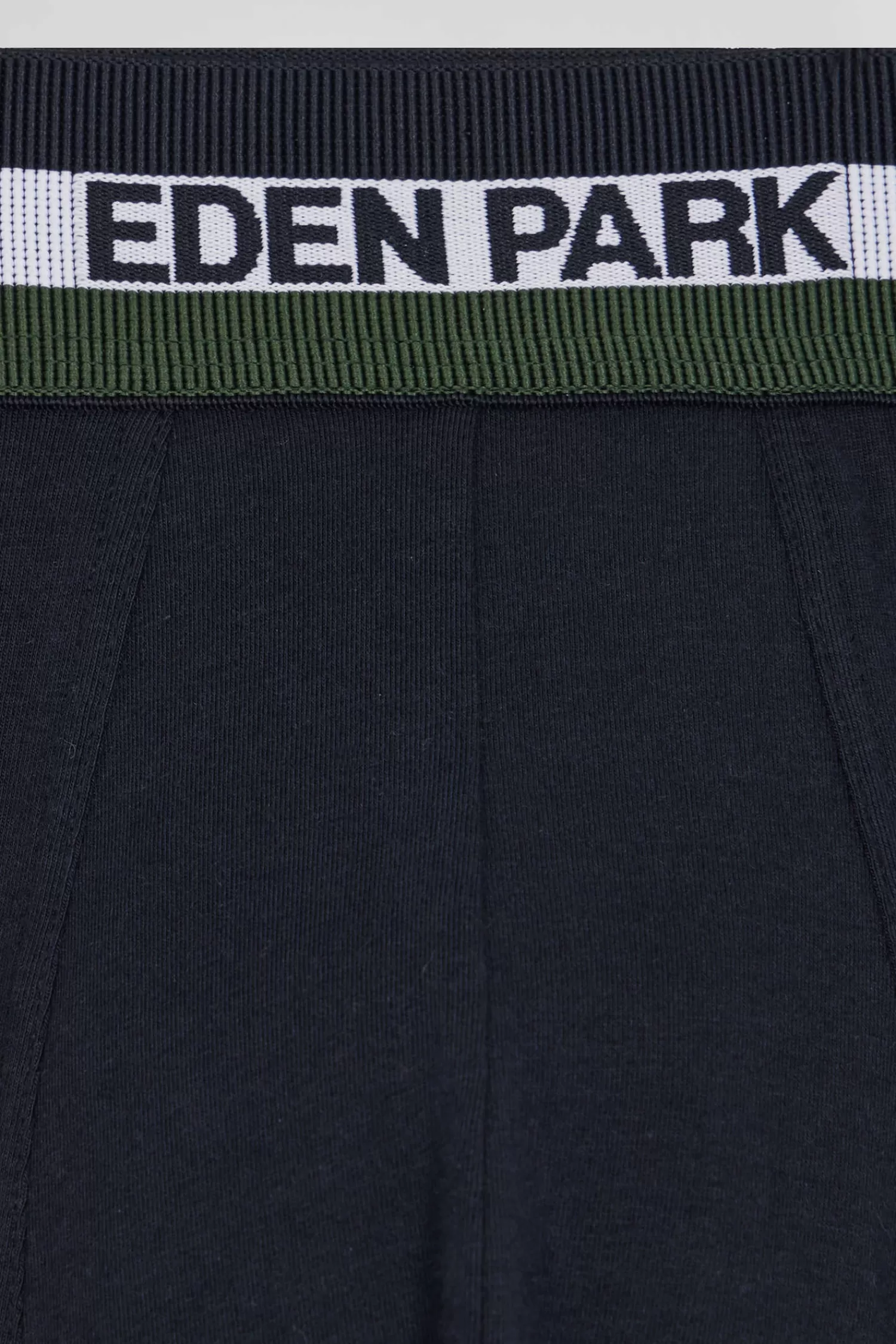 set_of__green_stretch_cotton_boxers_with_tricolor_waistband_8.webp Eden Park Set of 2 green stretch cotton boxers with tricolor waistband< Underwear