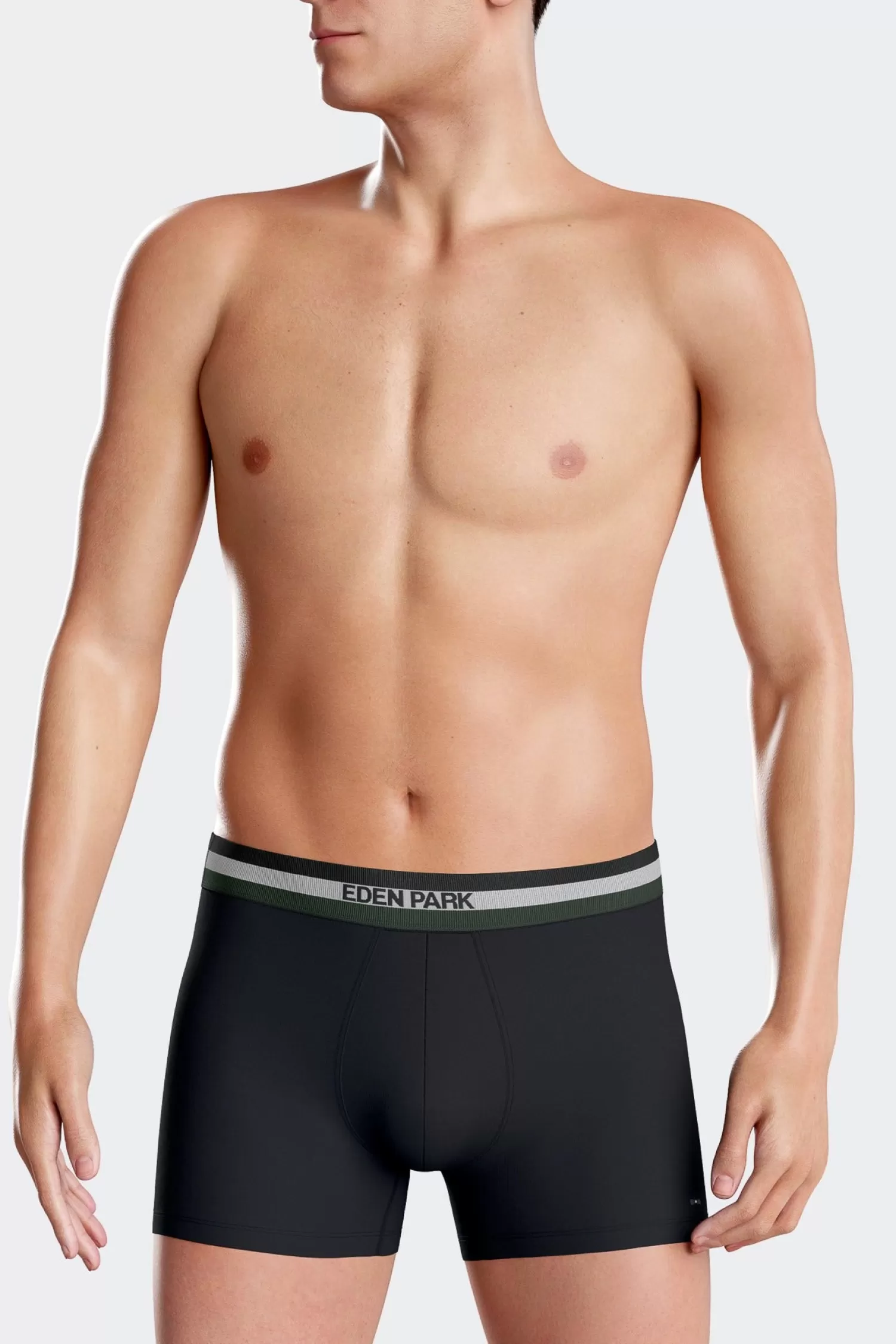 set_of__grey_stretch_cotton_boxers_with_tricolor_waistband_3.webp Eden Park Set of 2 grey stretch cotton boxers with tricolor waistband< Underwear