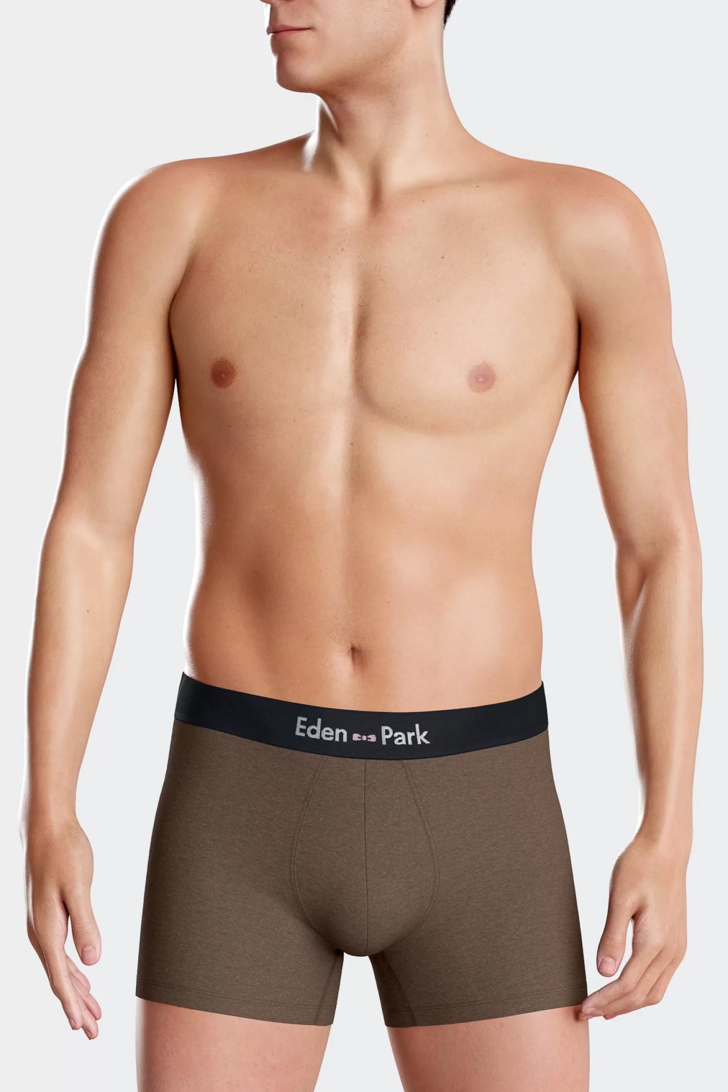 set_of__navy_blue_and_brown_stretch_cotton_boxers_2.webp Eden Park Set of 2 navy blue and brown stretch cotton boxers< Underwear