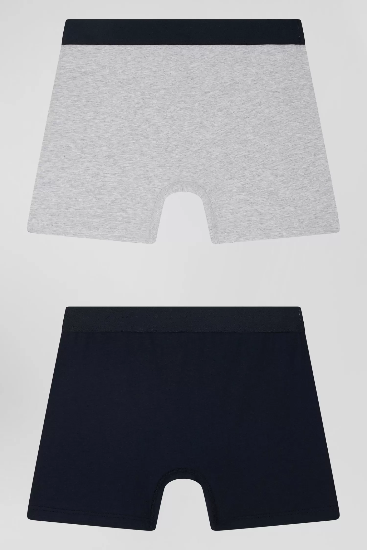 Eden Park Set of 2 navy blue and grey stretch cotton boxers< Underwear