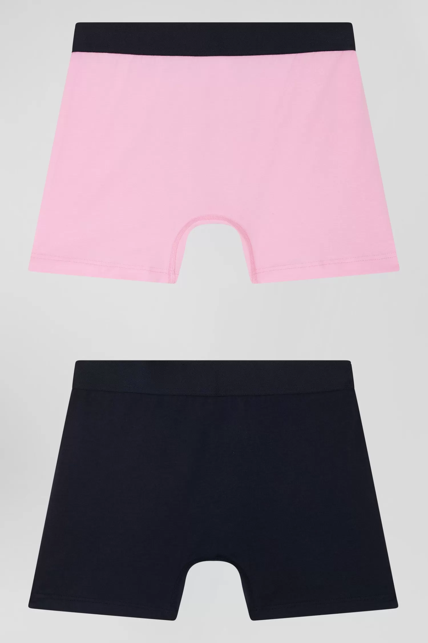 Eden Park Set of 2 navy blue and pink stretch cotton boxers< Underwear