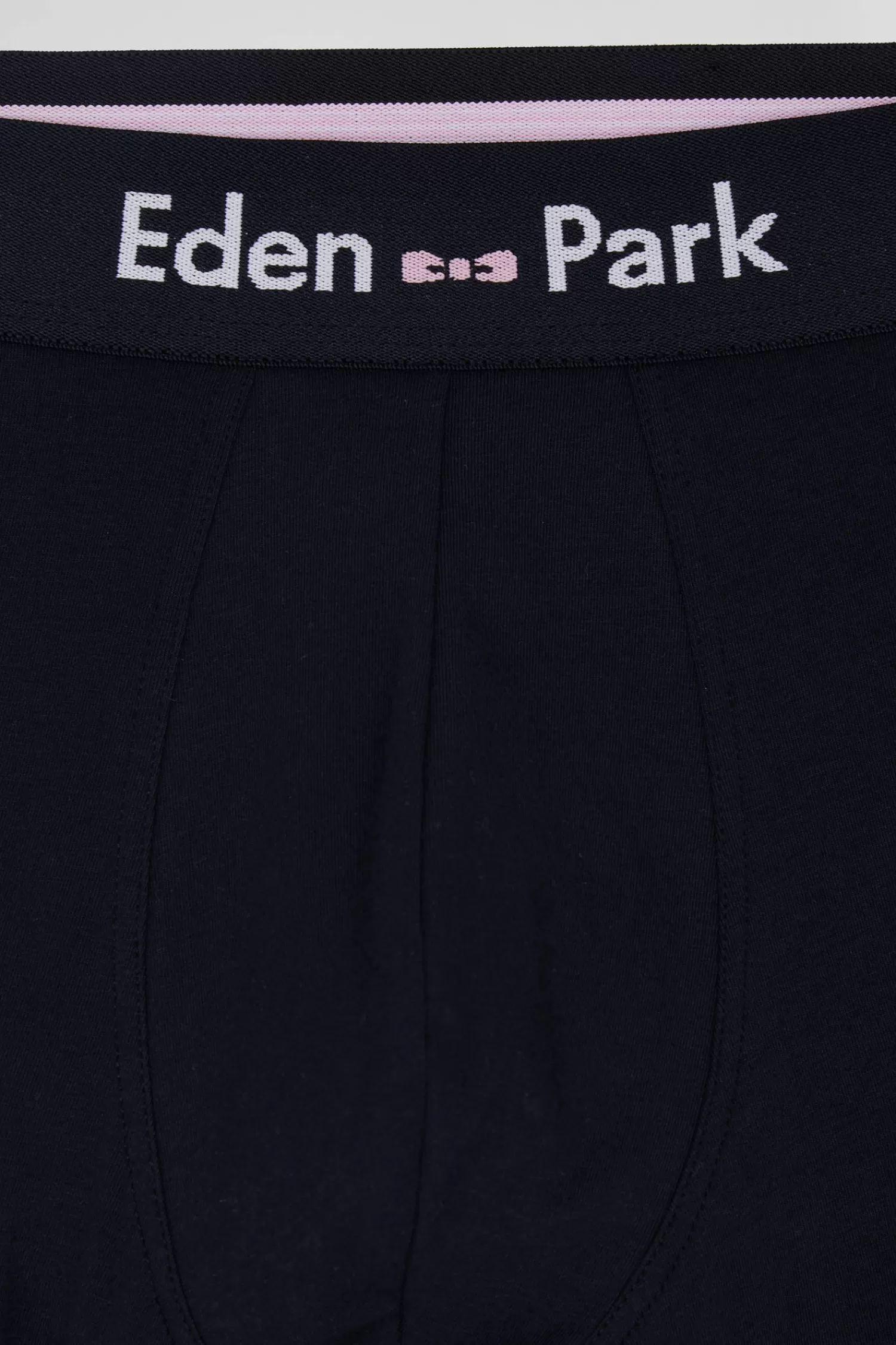 set_of__navy_blue_stretch_cotton_boxers_with_blue_stripes_6.webp Eden Park Set of 2 navy blue stretch cotton boxers with blue stripes< Underwear