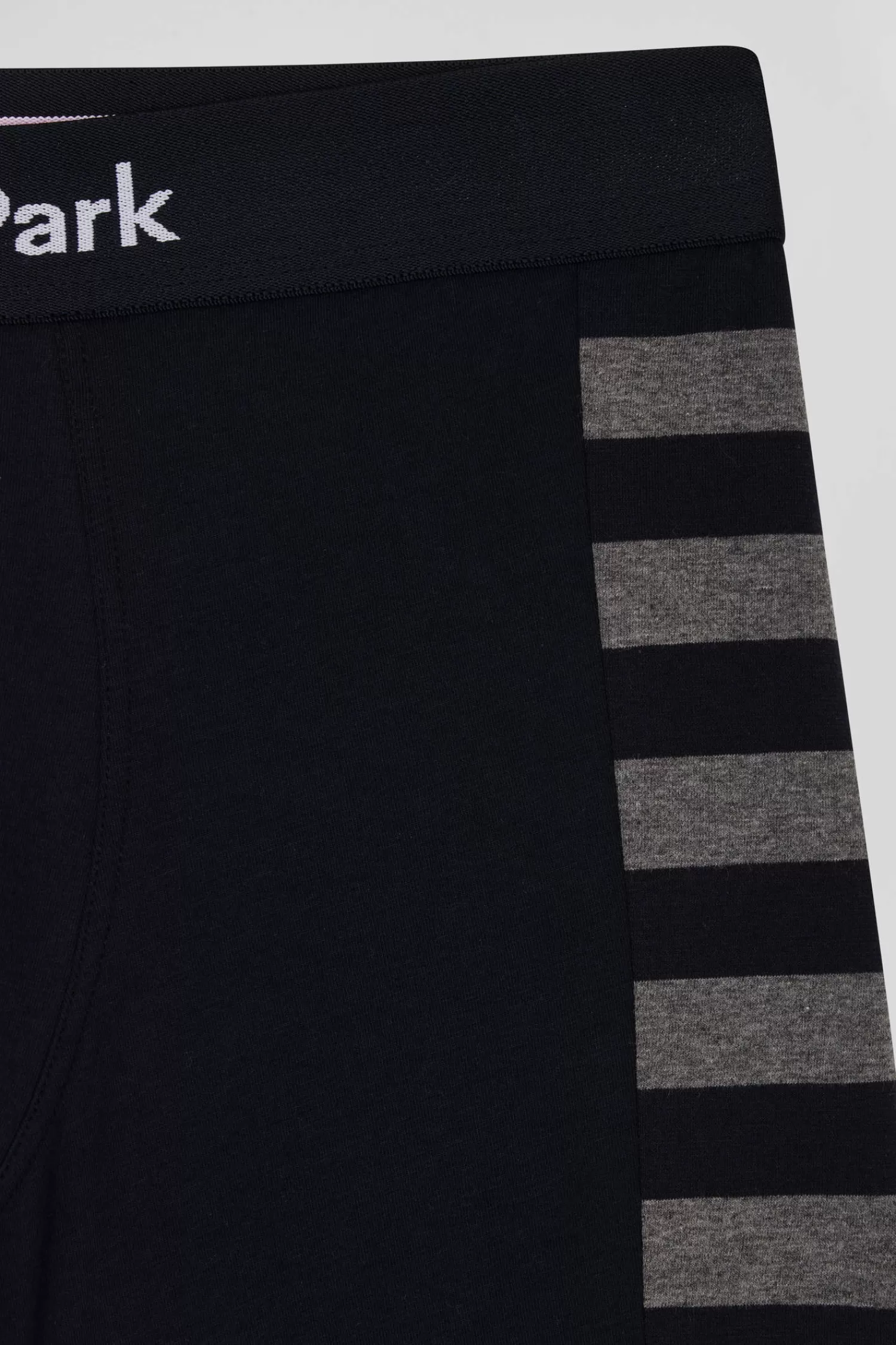 set_of__navy_blue_stretch_cotton_boxers_with_grey_stripes_7.webp Eden Park Set of 2 navy blue stretch cotton boxers with grey stripes< Underwear