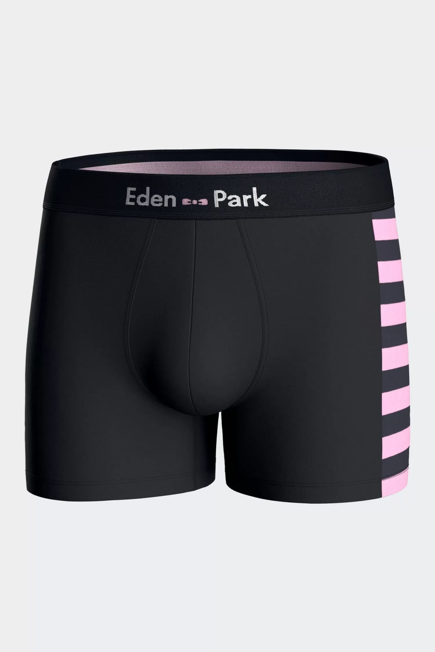 set_of__navy_blue_stretch_cotton_boxers_with_pink_stripes_6.webp Eden Park Set of 2 navy blue stretch cotton boxers with pink stripes< Underwear