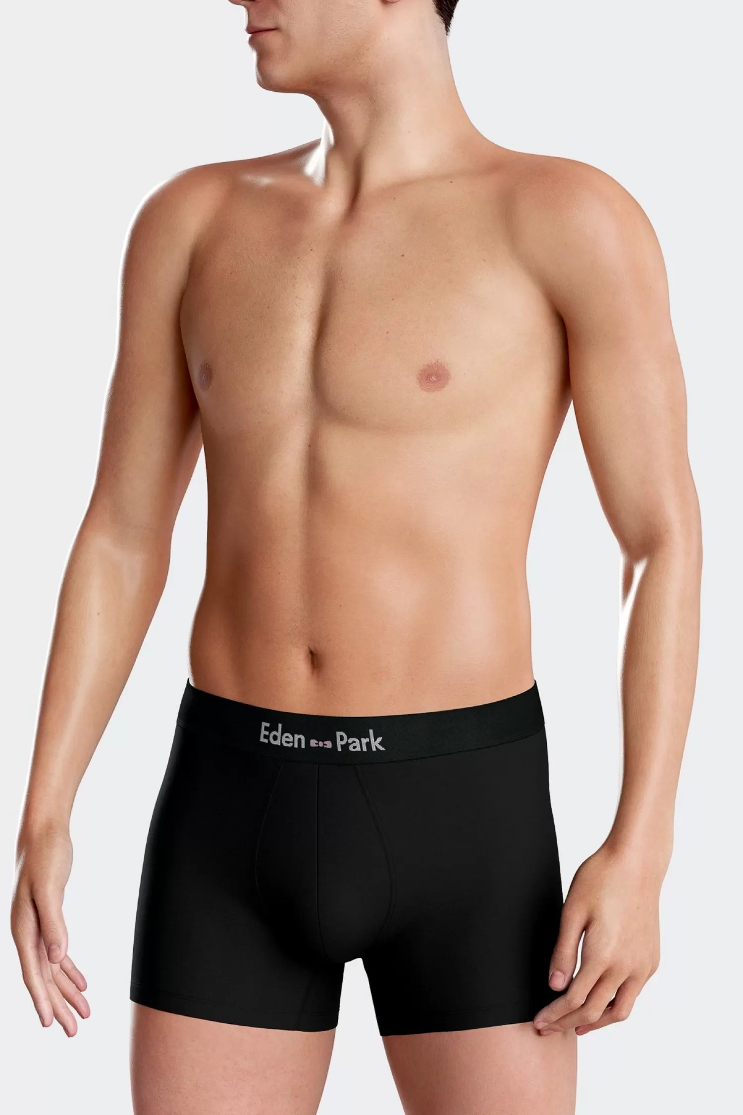 set_of__pink_solid_stretch_cotton_boxers_3.webp Eden Park Set of 3 pink solid stretch cotton boxers< Underwear