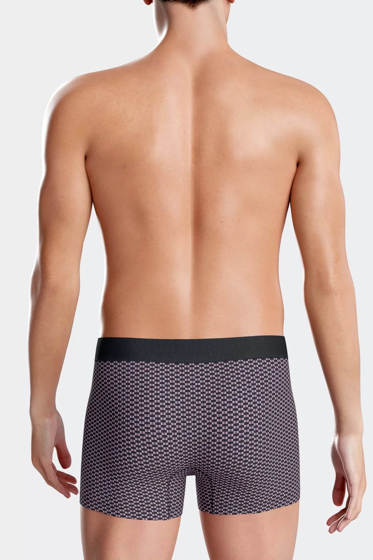 set_of__pink_stretch_cotton_boxers_with_graphic_micro_patterns_8.webp Eden Park Set of 2 pink stretch cotton boxers with graphic micro patterns< Underwear