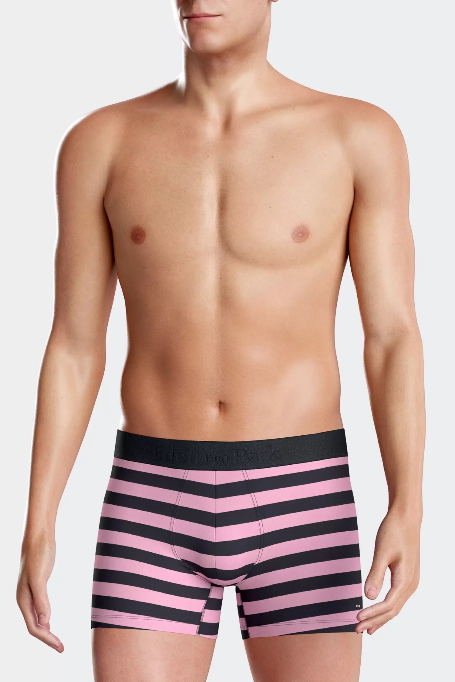 set_of__pink_striped_and_solid_stretch_cotton_boxers_2.webp Eden Park Set of 2 pink striped and solid stretch cotton boxers< Underwear