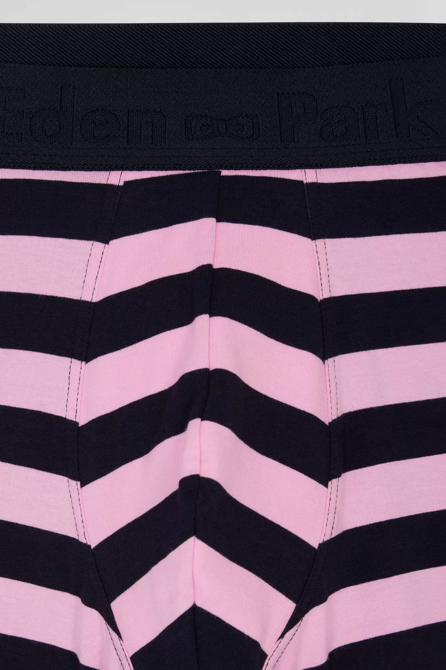 set_of__pink_striped_and_solid_stretch_cotton_boxers_6.webp Eden Park Set of 2 pink striped and solid stretch cotton boxers< Underwear