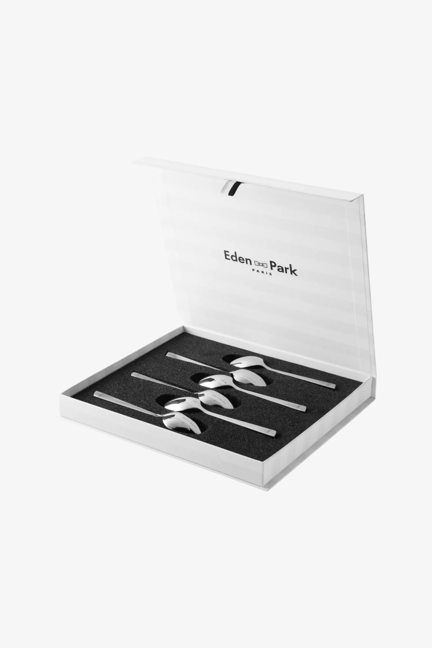 Eden Park Set of 6 stainless steel dessert spoons< Cutlery