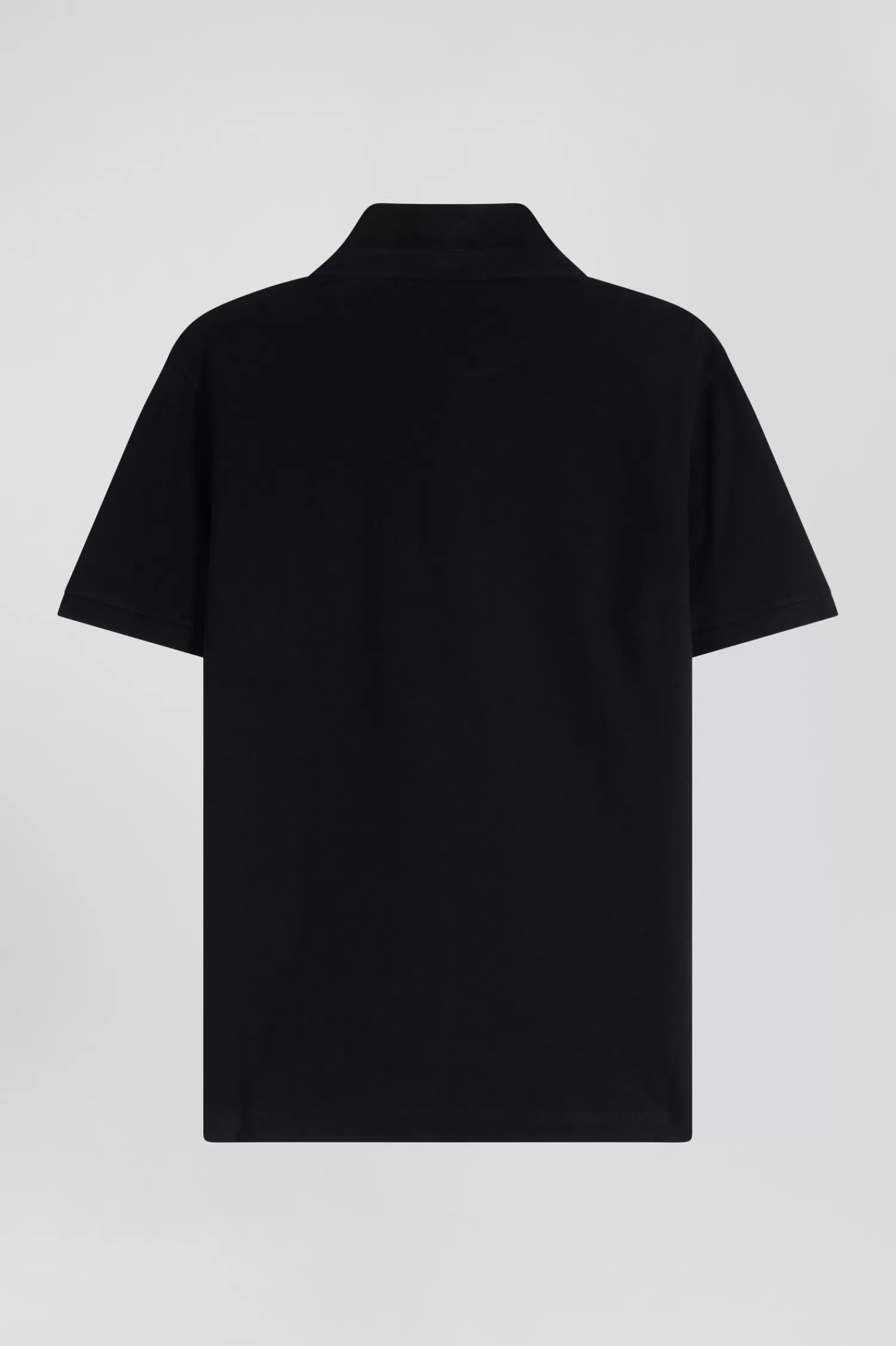 slim_black_shortsleeved_cotton_piqu_polo_shirt_3.webp Eden Park Slim black short-sleeved cotton piqué polo shirt< Polos