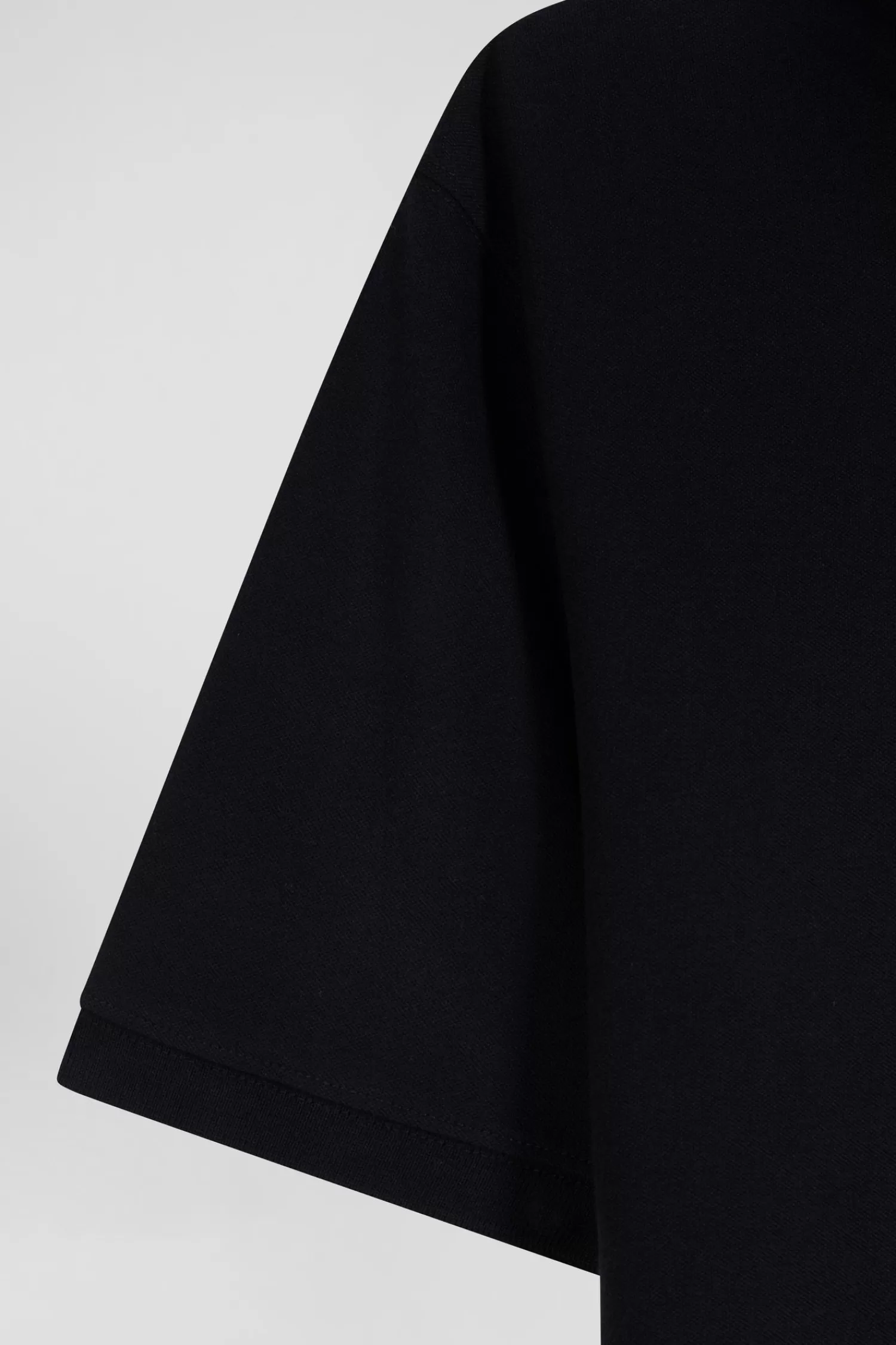 slim_black_shortsleeved_cotton_piqu_polo_shirt_7.webp Eden Park Slim black short-sleeved cotton piqué polo shirt< Polos