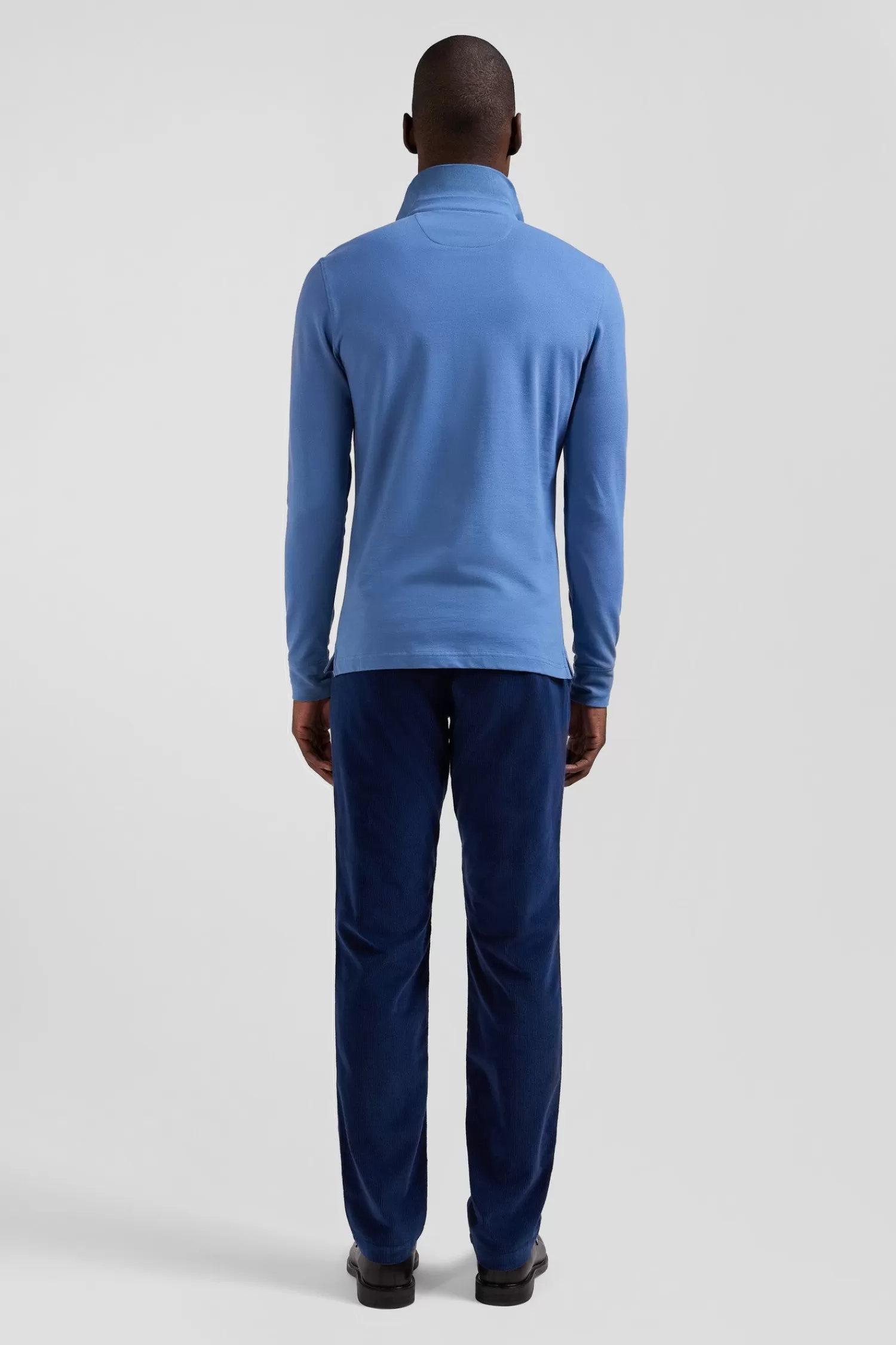slim_blue_longsleeved_cotton_piqu_polo_shirt_5.webp Eden Park Slim blue long-sleeved cotton piqué polo shirt< Polos