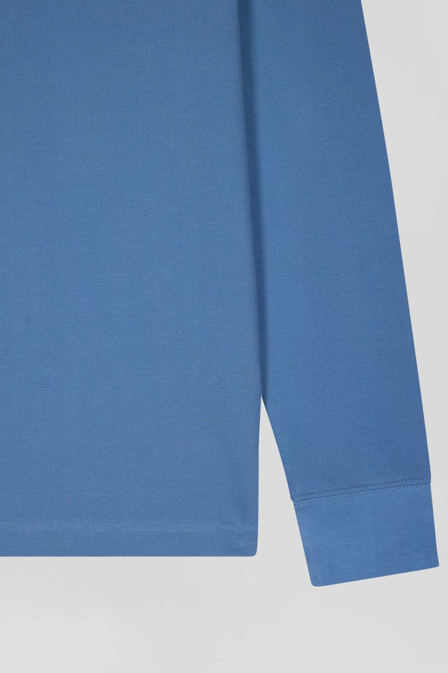 slim_blue_longsleeved_cotton_piqu_polo_shirt_7.webp Eden Park Slim blue long-sleeved cotton piqué polo shirt< Polos