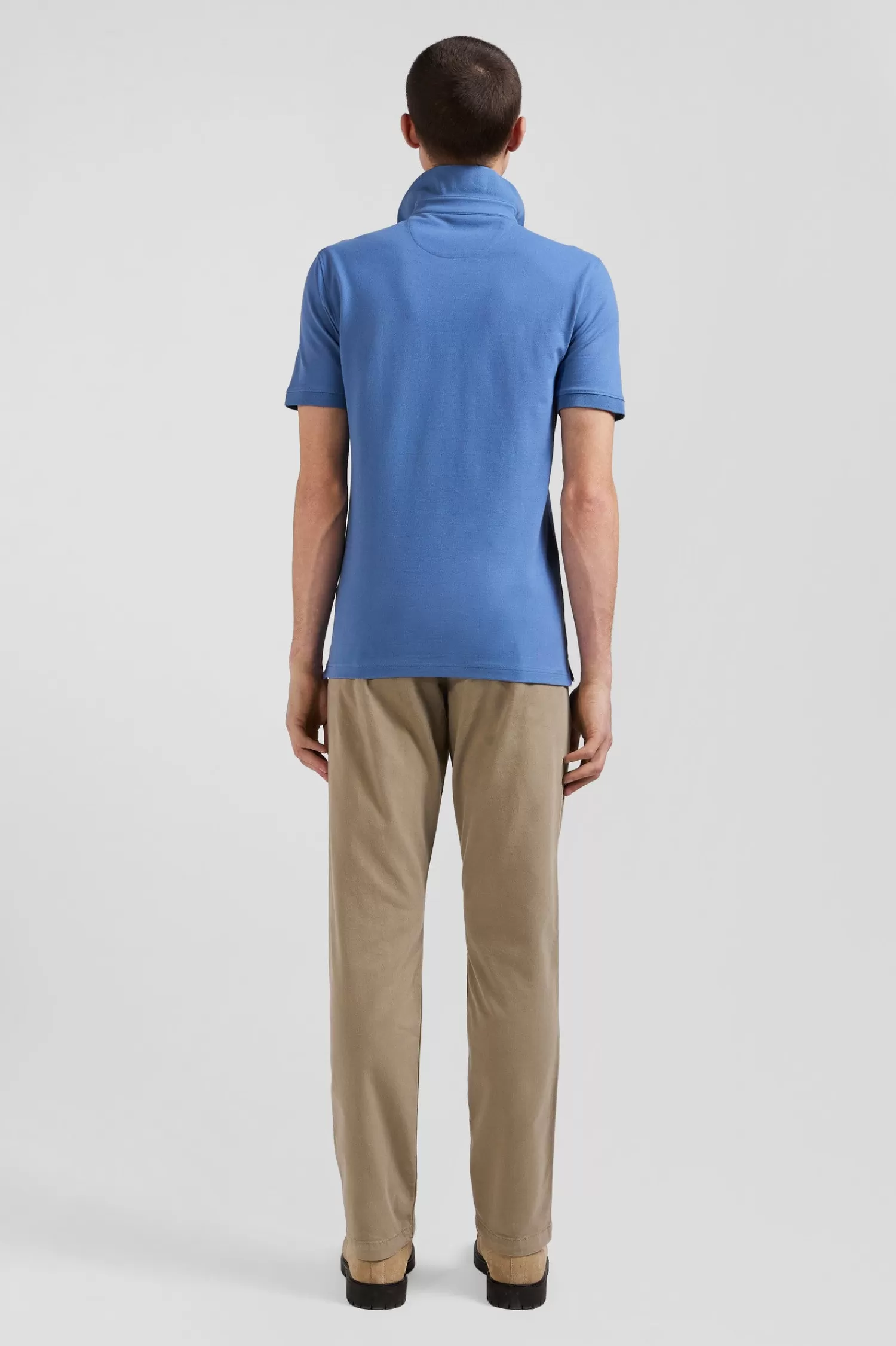 slim_blue_shortsleeved_stretch_cotton_polo_shirt_5.webp Eden Park Slim blue short-sleeved stretch cotton polo shirt< Polos
