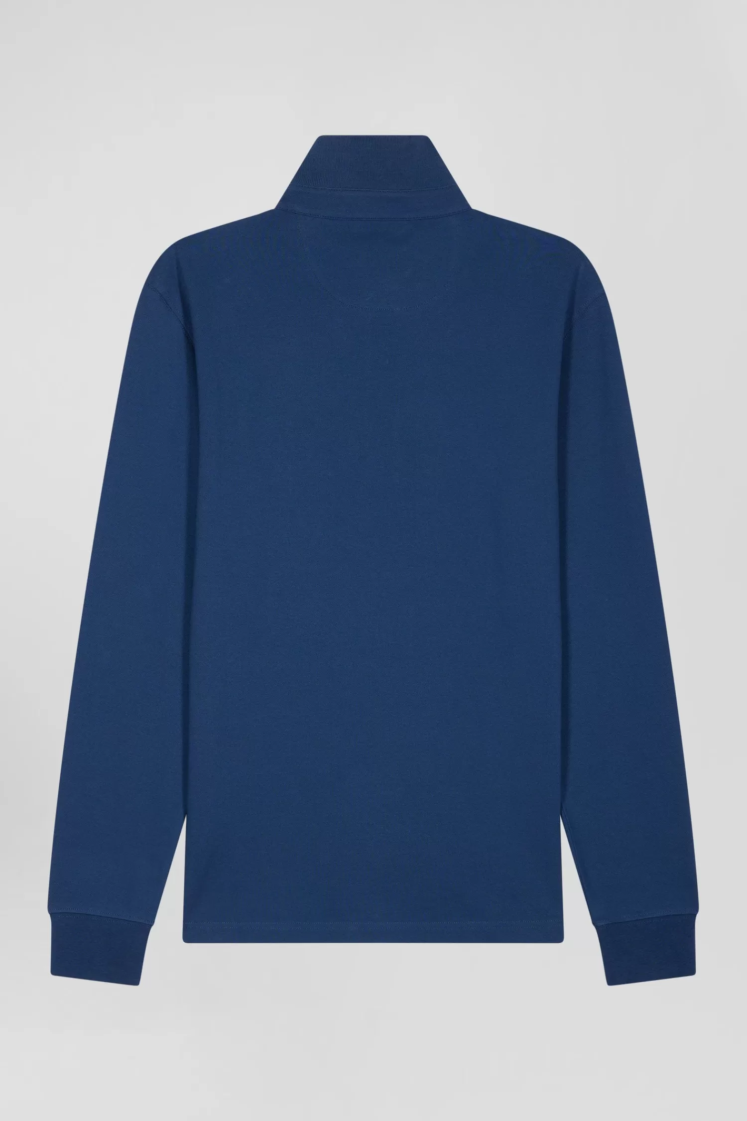 slim_dark_blue_longsleeved_cotton_piqu_polo_shirt_3.webp Eden Park Slim dark blue long-sleeved cotton piqué polo shirt< Polos