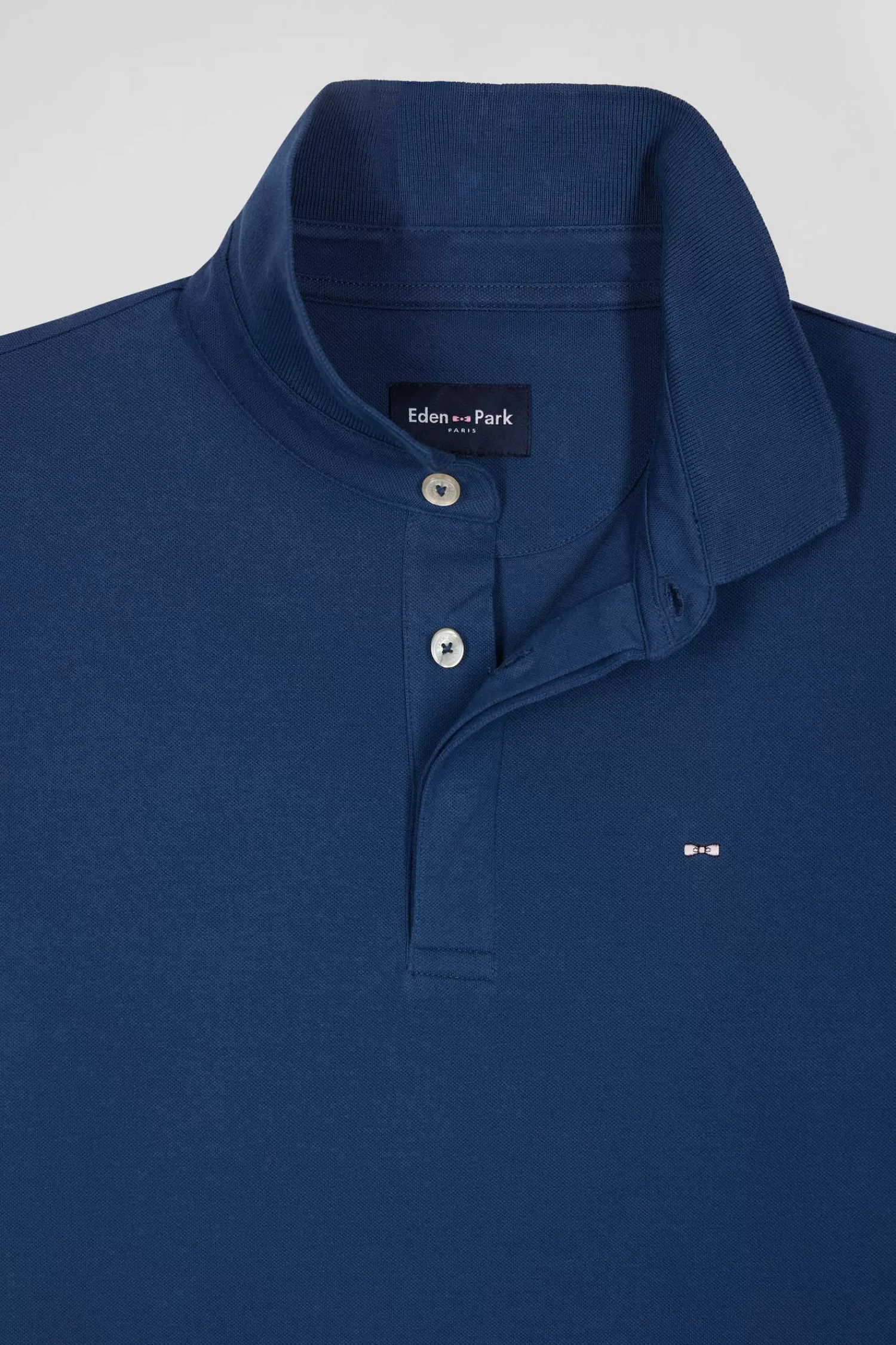 slim_dark_blue_longsleeved_cotton_piqu_polo_shirt_6.webp Eden Park Slim dark blue long-sleeved cotton piqué polo shirt< Polos