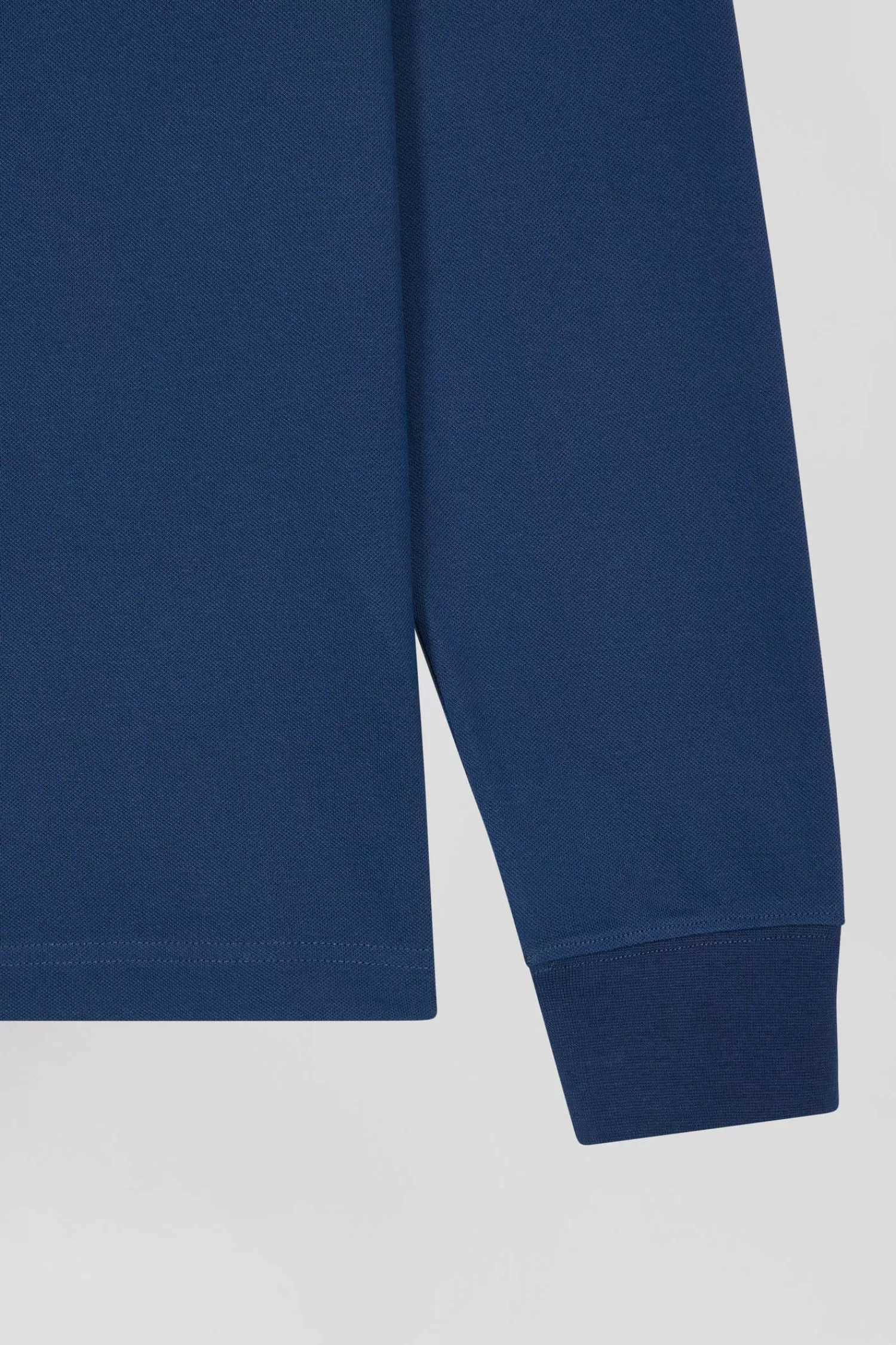slim_dark_blue_longsleeved_cotton_piqu_polo_shirt_7.webp Eden Park Slim dark blue long-sleeved cotton piqué polo shirt< Polos
