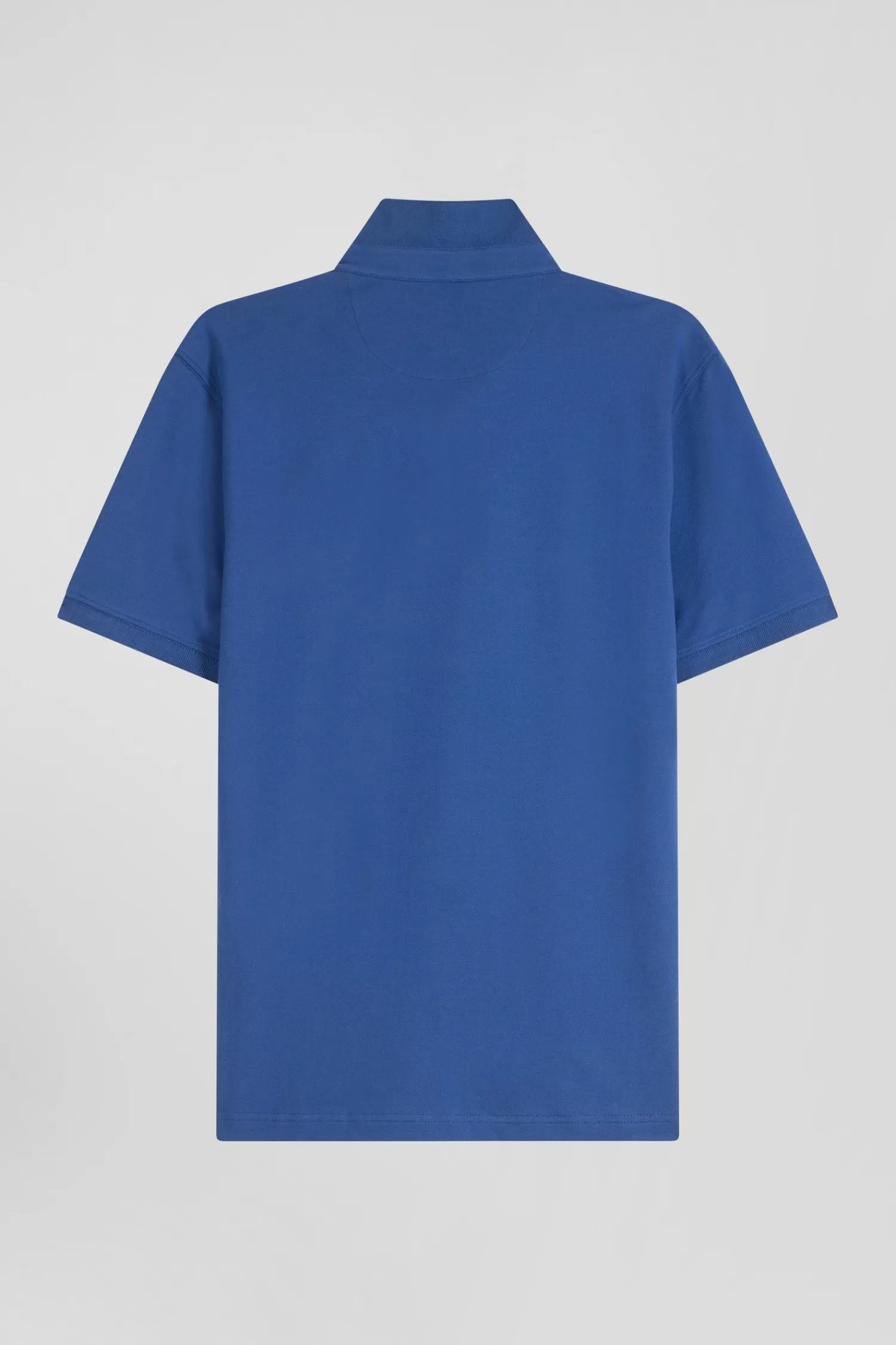 slim_dark_blue_shortsleeved_stretch_cotton_polo_shirt_3.webp Eden Park Slim dark blue short-sleeved stretch cotton polo shirt< Polos