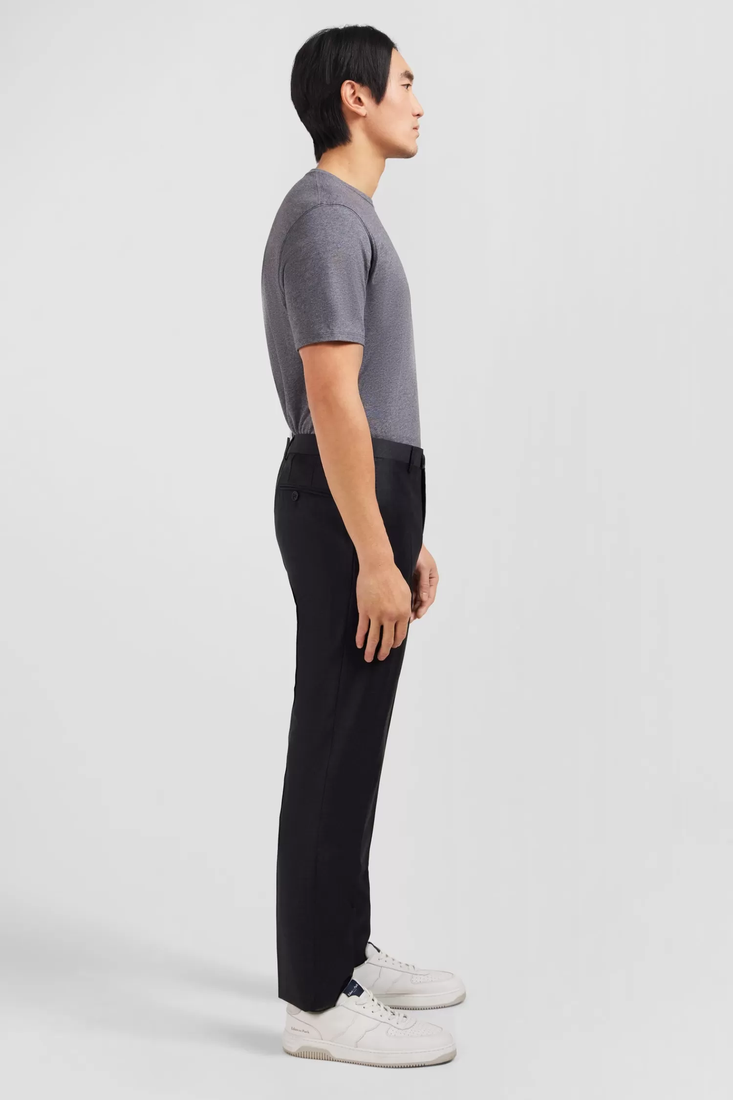 slim_dark_grey_wool_trousers_with_broken_fold_4.webp Eden Park Slim dark grey wool trousers with broken fold< Pants