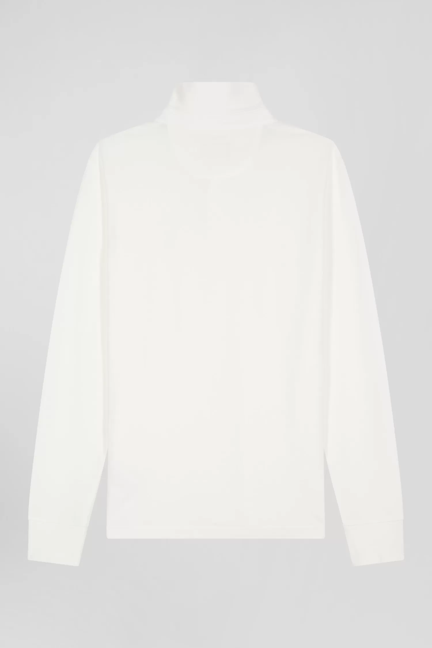 slim_ecru_longsleeved_cotton_piqu_polo_shirt_3.webp Eden Park Slim ecru long-sleeved cotton piqué polo shirt< Polos