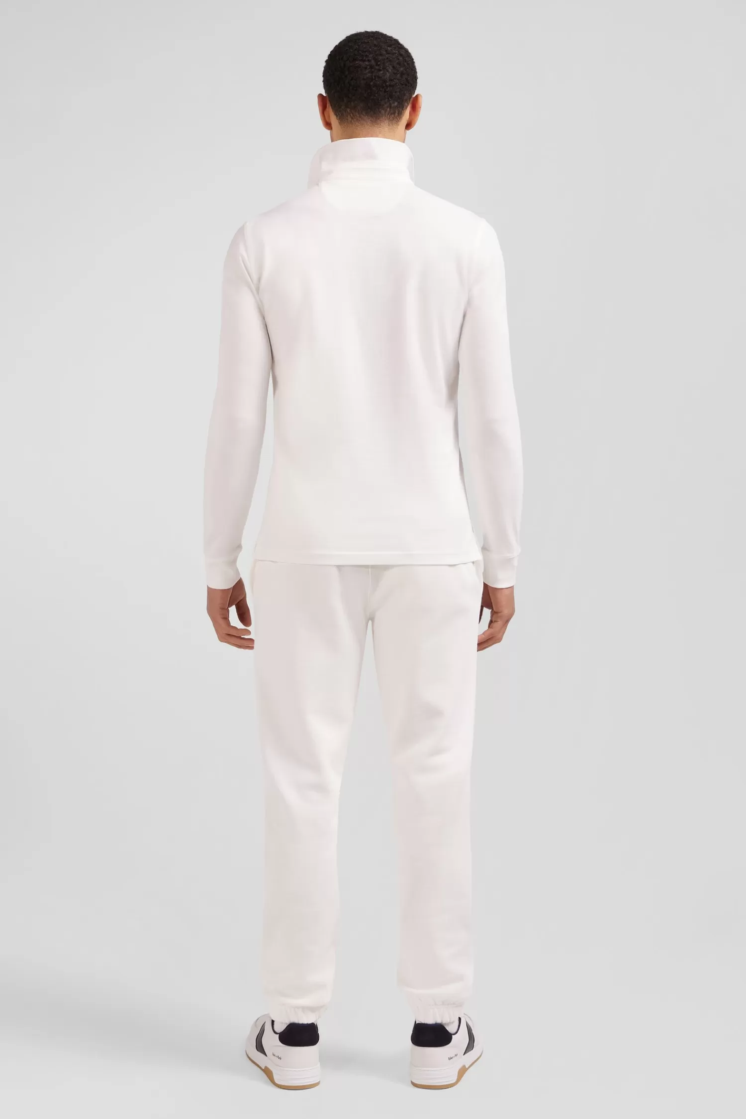 slim_ecru_longsleeved_cotton_piqu_polo_shirt_5.webp Eden Park Slim ecru long-sleeved cotton piqué polo shirt< Polos