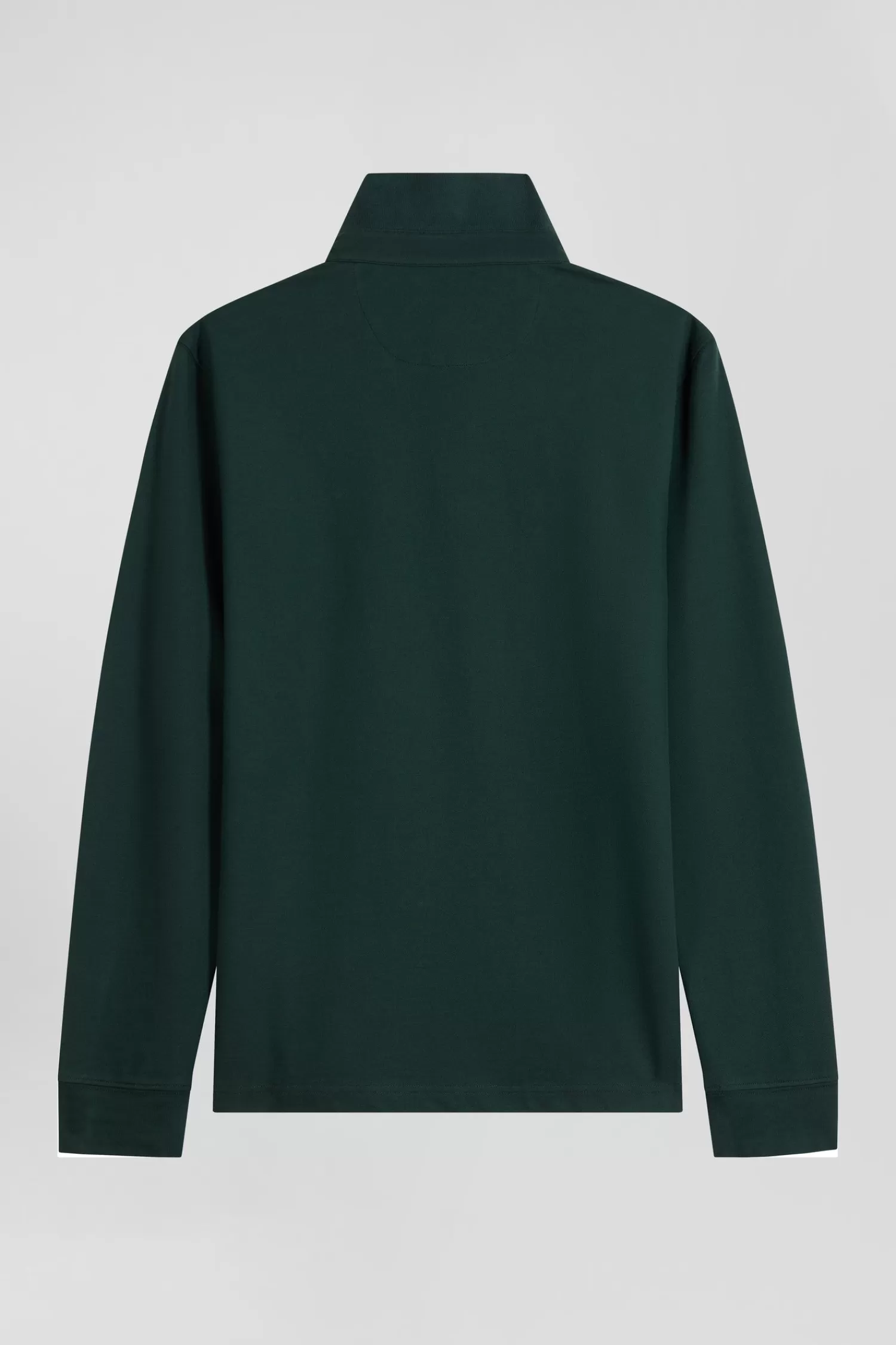 slim_green_longsleeved_cotton_piqu_polo_shirt_3.webp Eden Park Slim green long-sleeved cotton piqué polo shirt< Polos