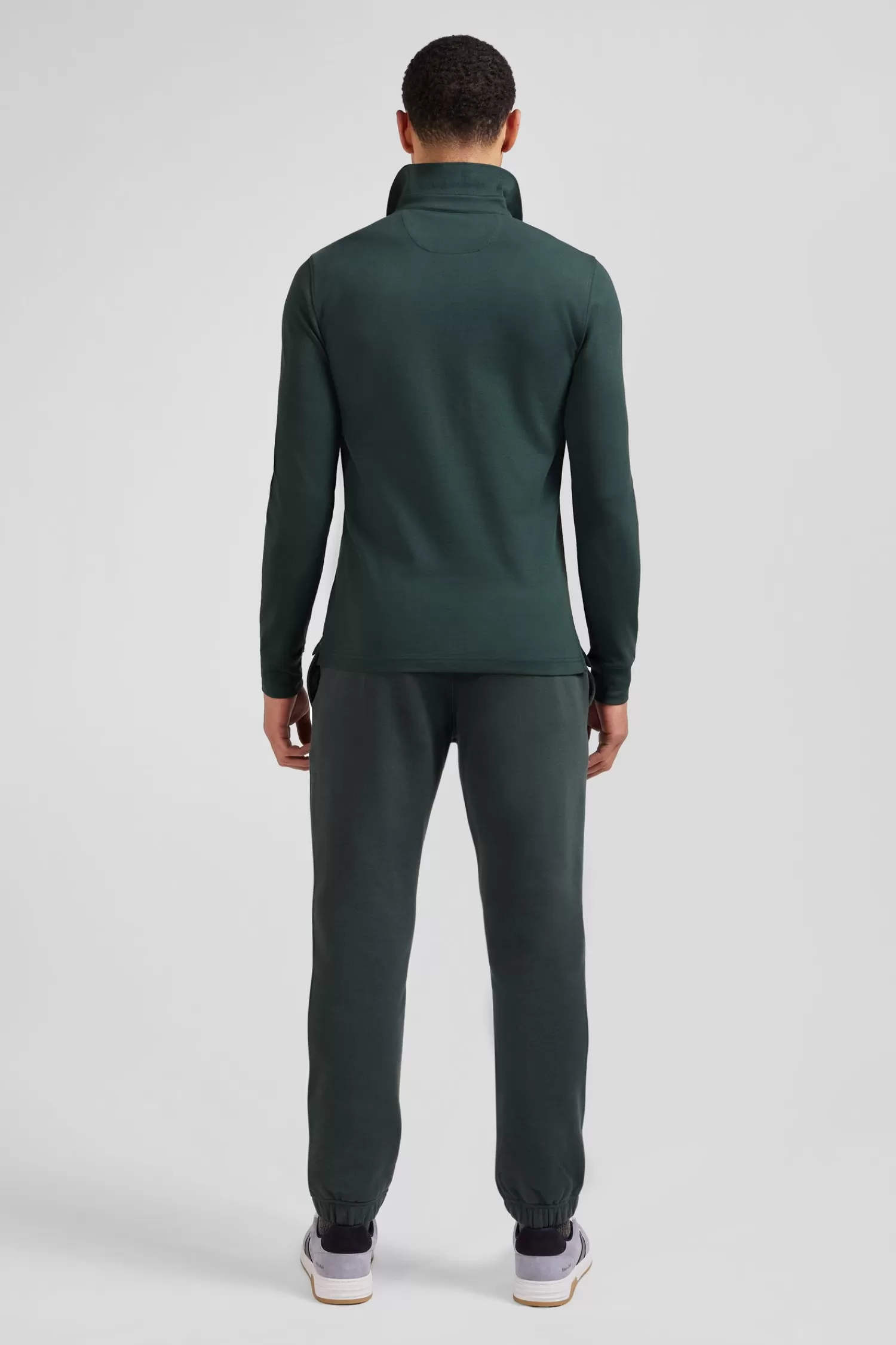 slim_green_longsleeved_cotton_piqu_polo_shirt_5.webp Eden Park Slim green long-sleeved cotton piqué polo shirt< Polos