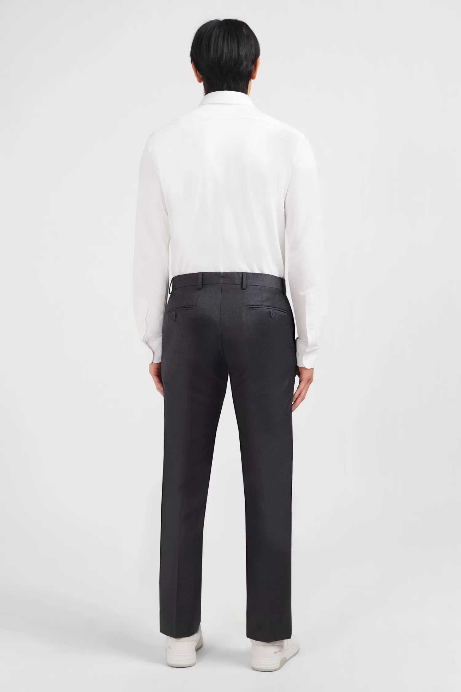 slim_grey_wool_trousers_with_broken_fold_2.webp Eden Park Slim grey wool trousers with broken fold< Pants