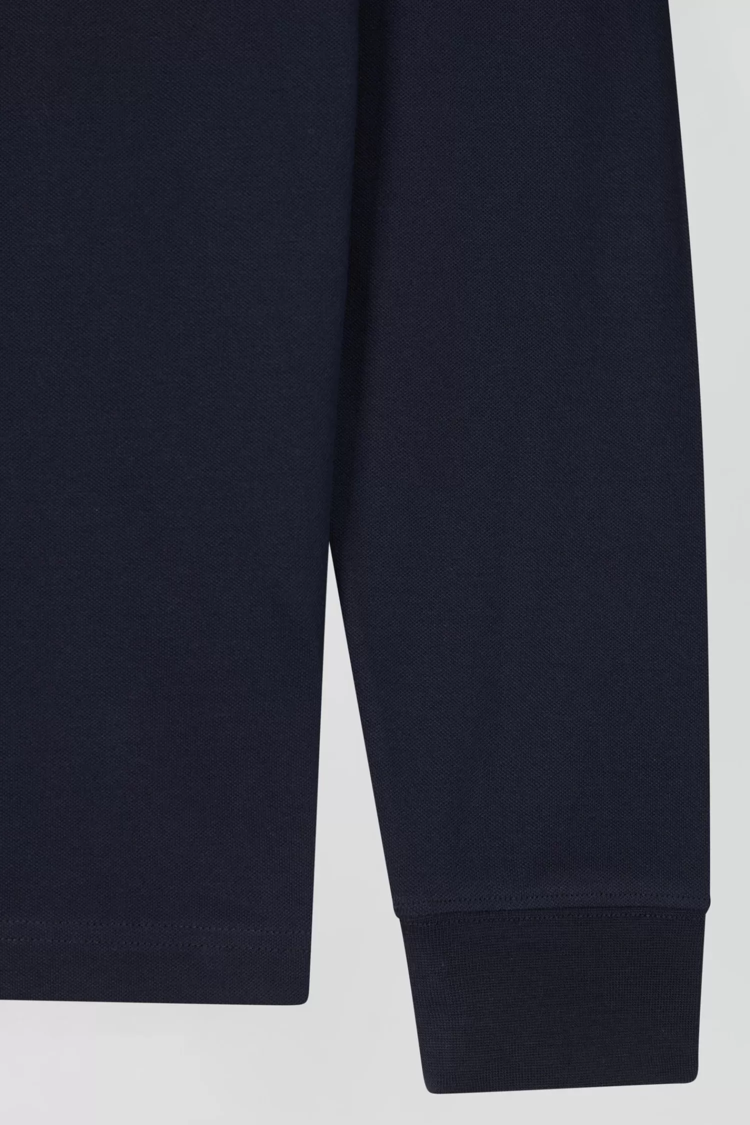 slim_navy_blue_longsleeved_cotton_piqu_polo_shirt_8.webp Eden Park Slim navy blue long-sleeved cotton piqué polo shirt< Polos
