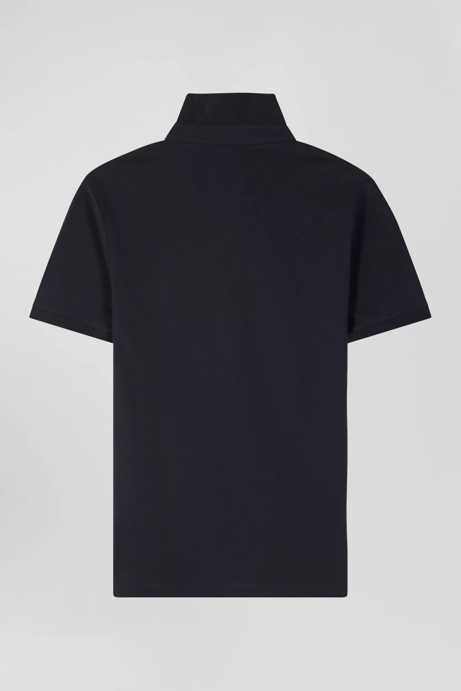 slim_navy_blue_shortsleeved_cotton_piqu_polo_shirt_3.webp Eden Park Slim navy blue short-sleeved cotton piqué polo shirt< Polos