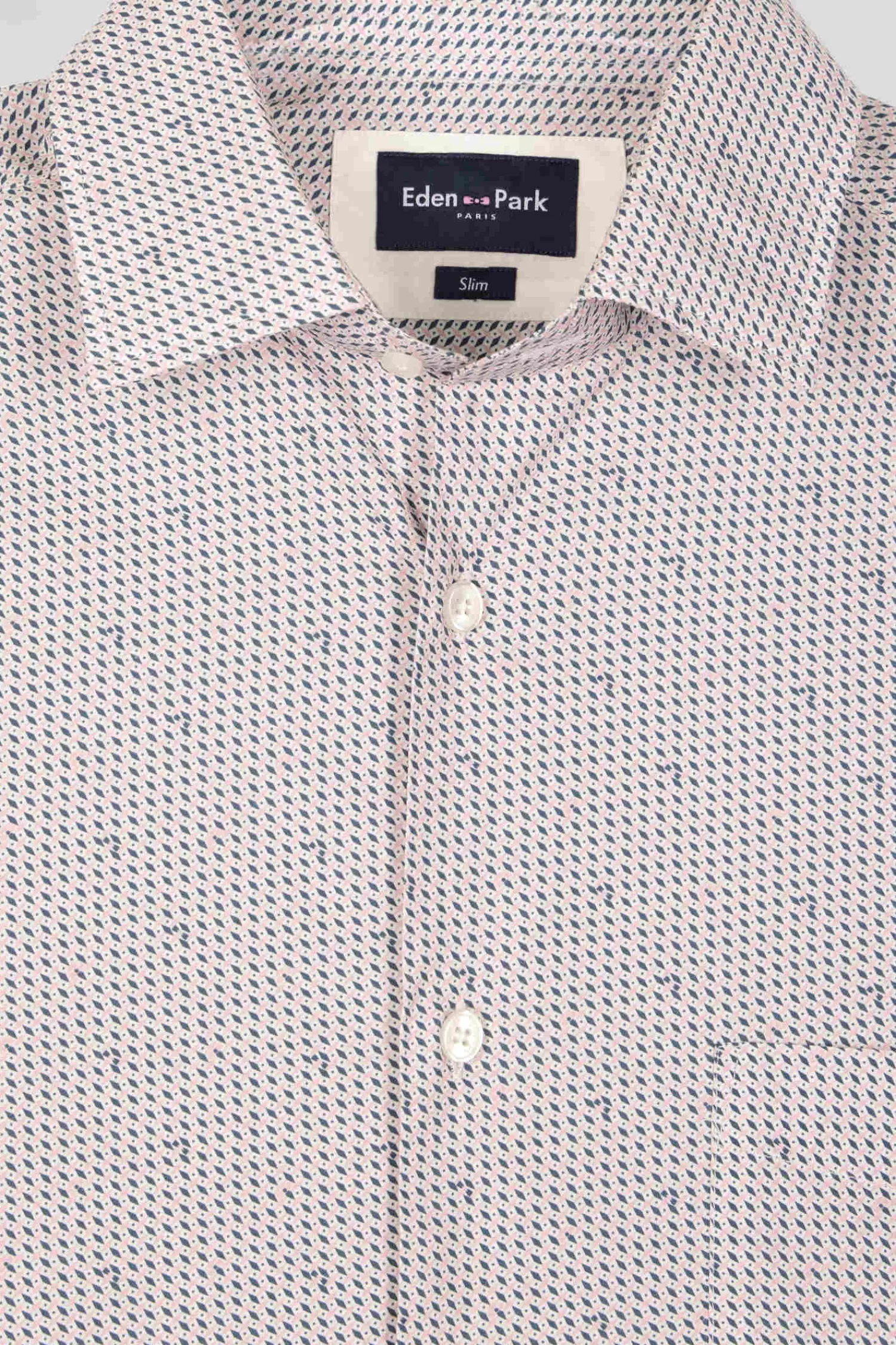 slim_pink_microprint_cotton_shirt_6.webp Eden Park Slim pink microprint cotton shirt< Shirts