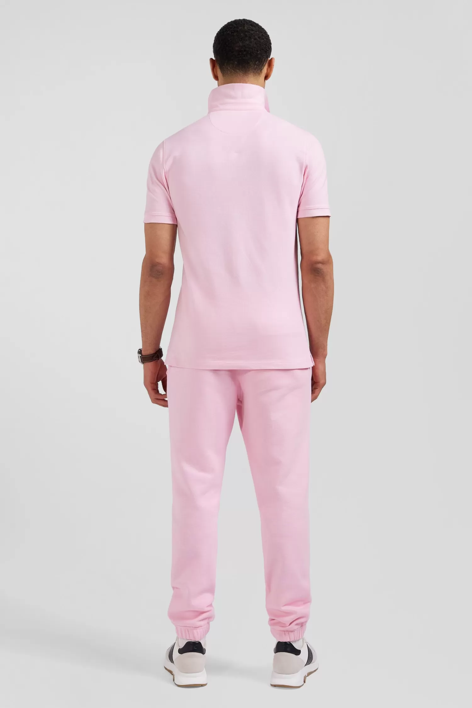 slim_pink_shortsleeved_stretch_cotton_polo_shirt_5.webp Eden Park Slim pink short-sleeved stretch cotton polo shirt< Polos
