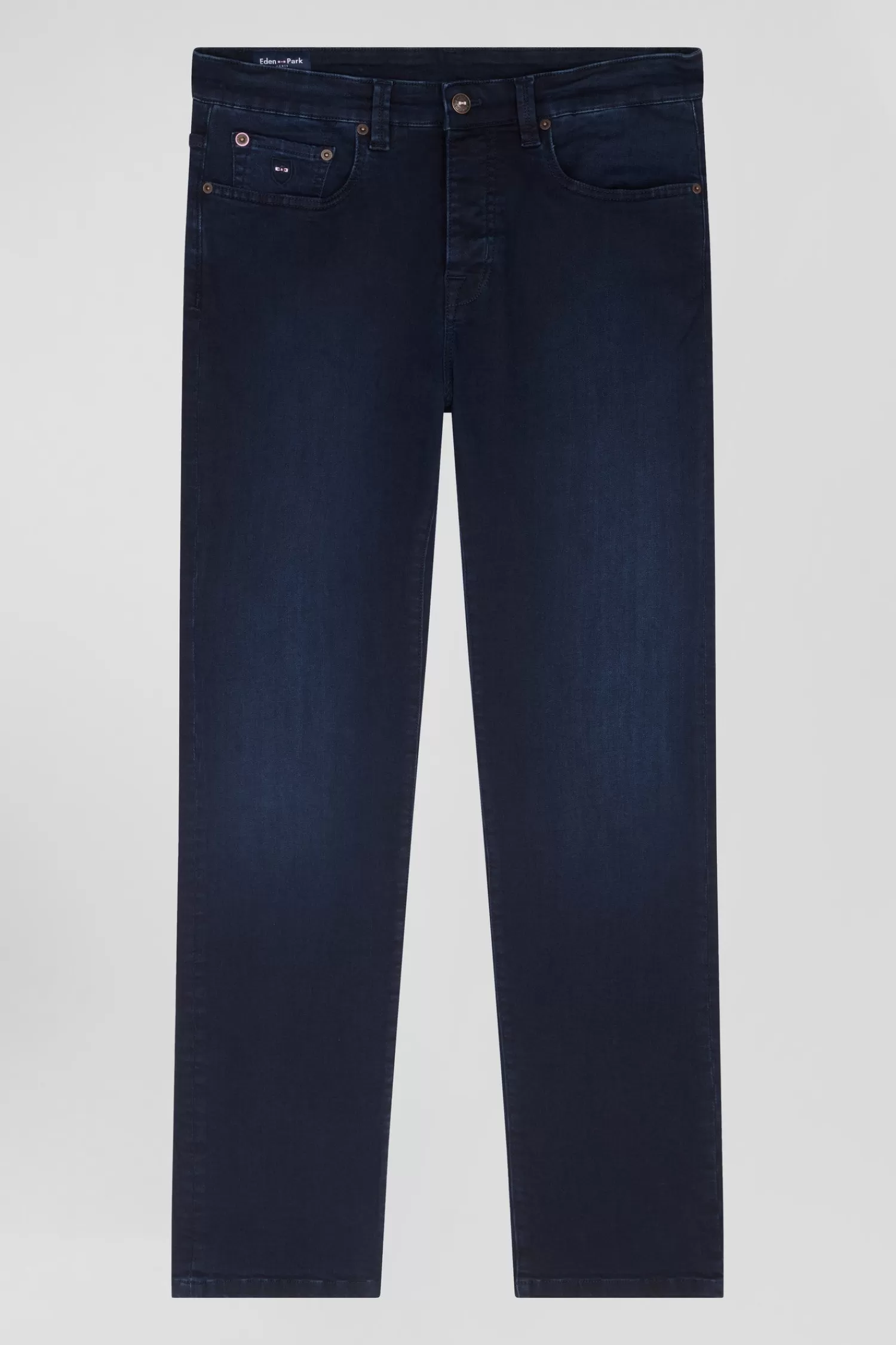 Eden Park Slim stone-washed navy blue stretch denim jeans< Pants