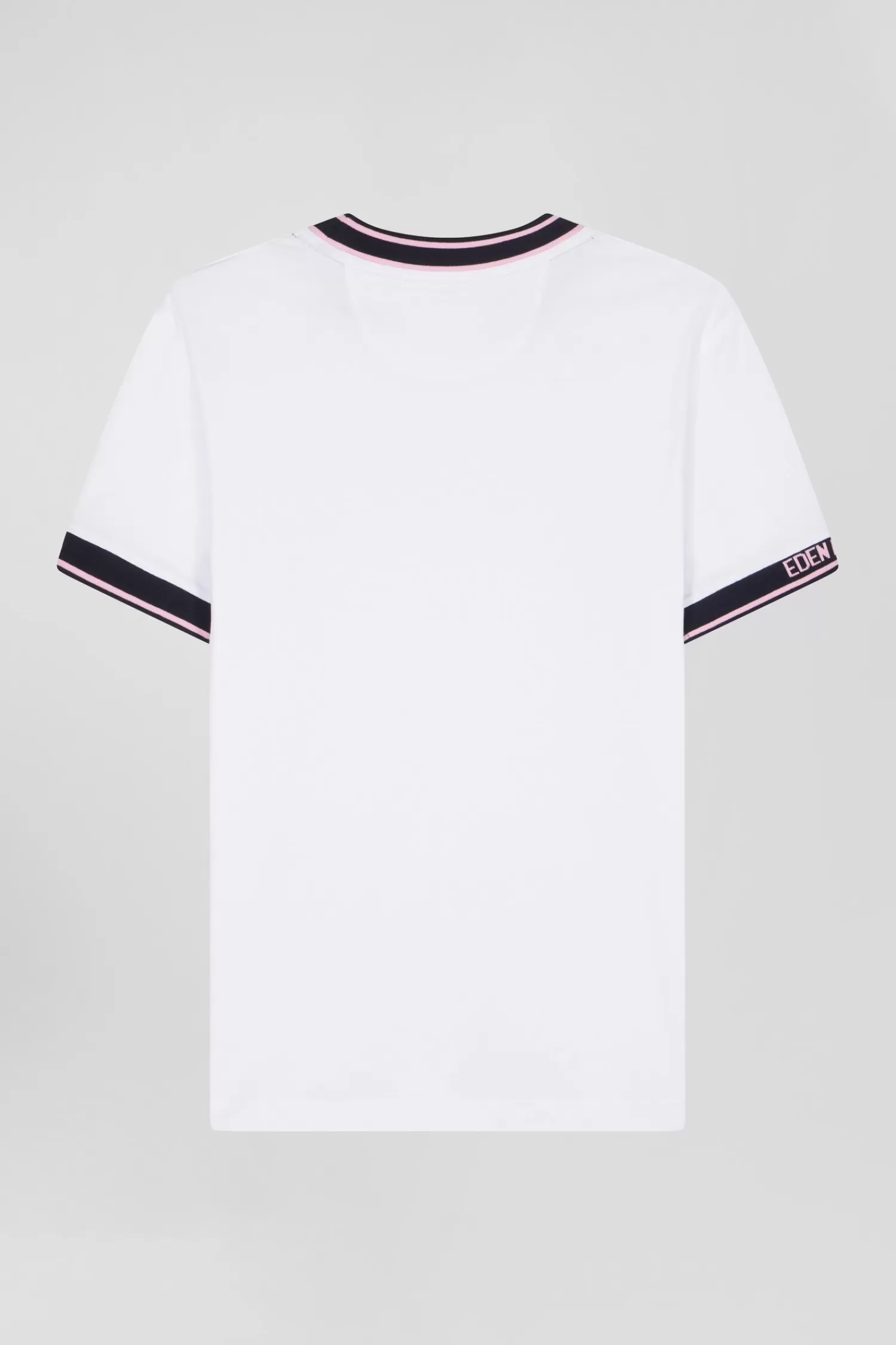 slim_white_shortsleeved_cotton_tshirt_with_eden_park_ribs_3.webp Eden Park Slim white short-sleeved cotton T-shirt with ribs< T-shirts