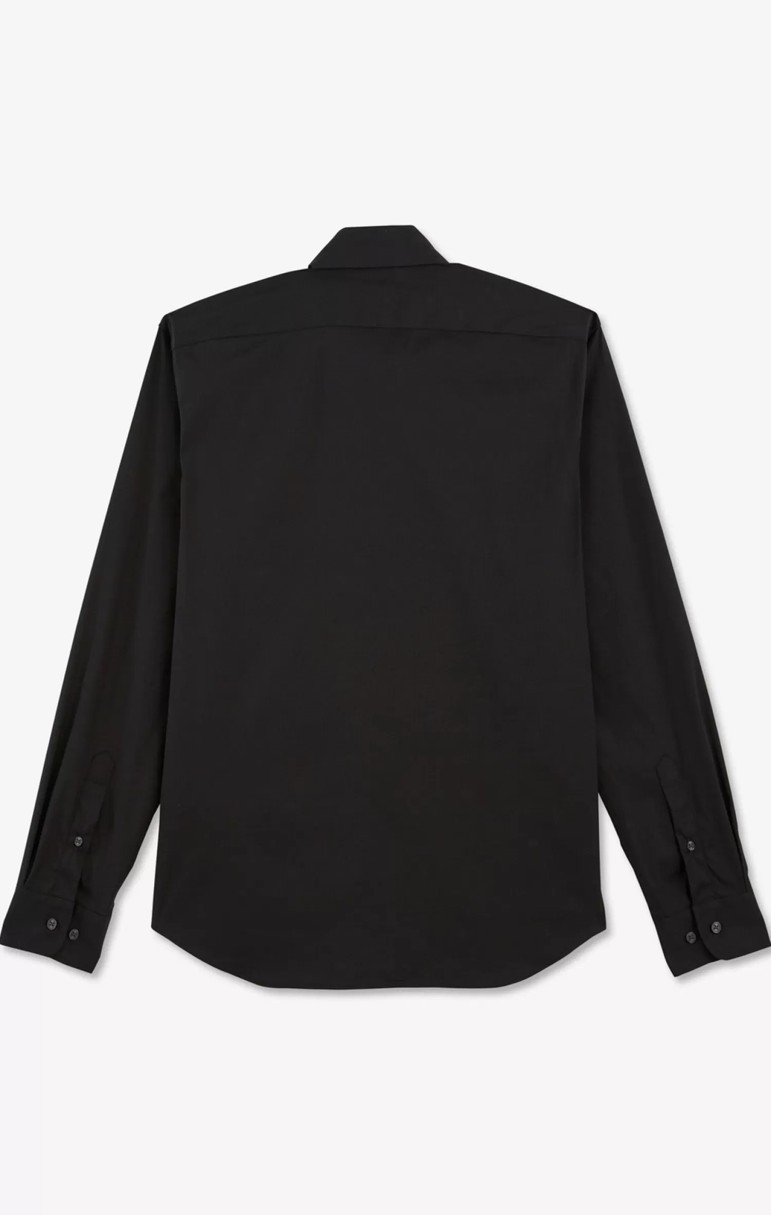 slimfit_black_shirt_in_stretch_poplin_4.webp Eden Park Slim-fit black shirt in stretch poplin< Shirts