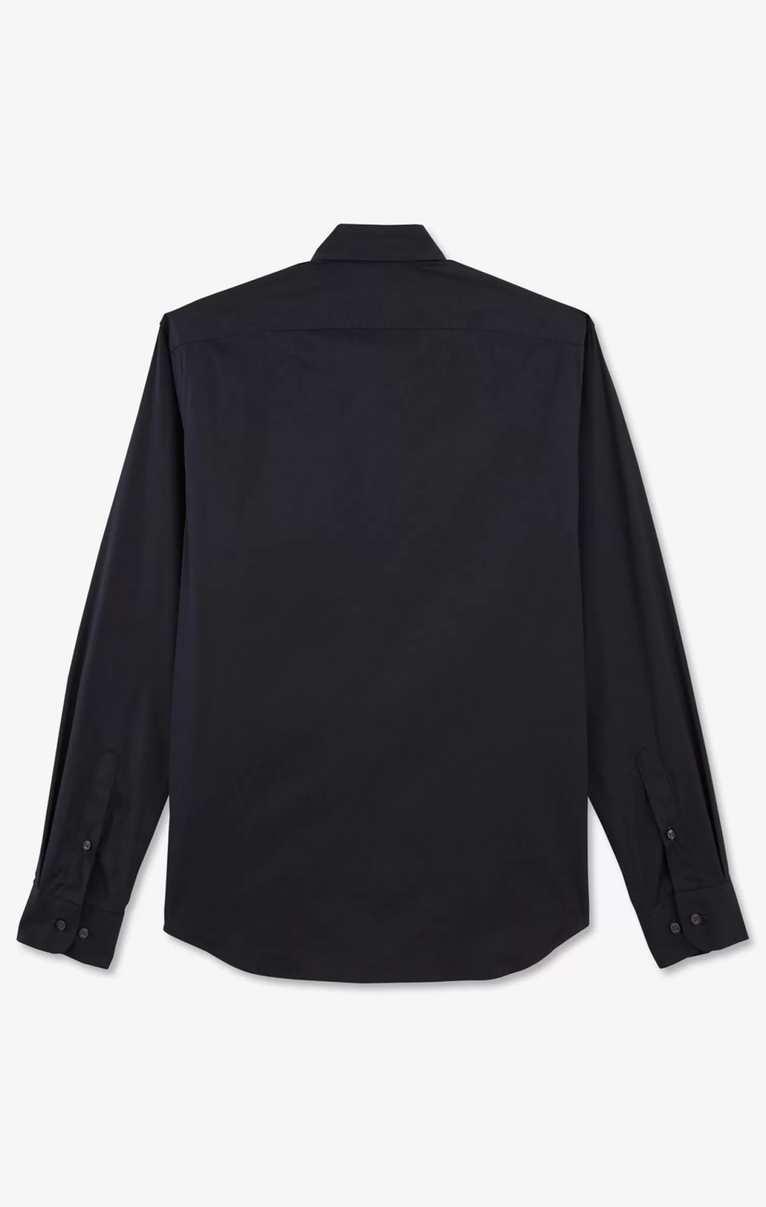 slimfit_navy_shirt_in_stretch_poplin_4.webp Eden Park Slim-fit navy shirt in stretch poplin< Shirts