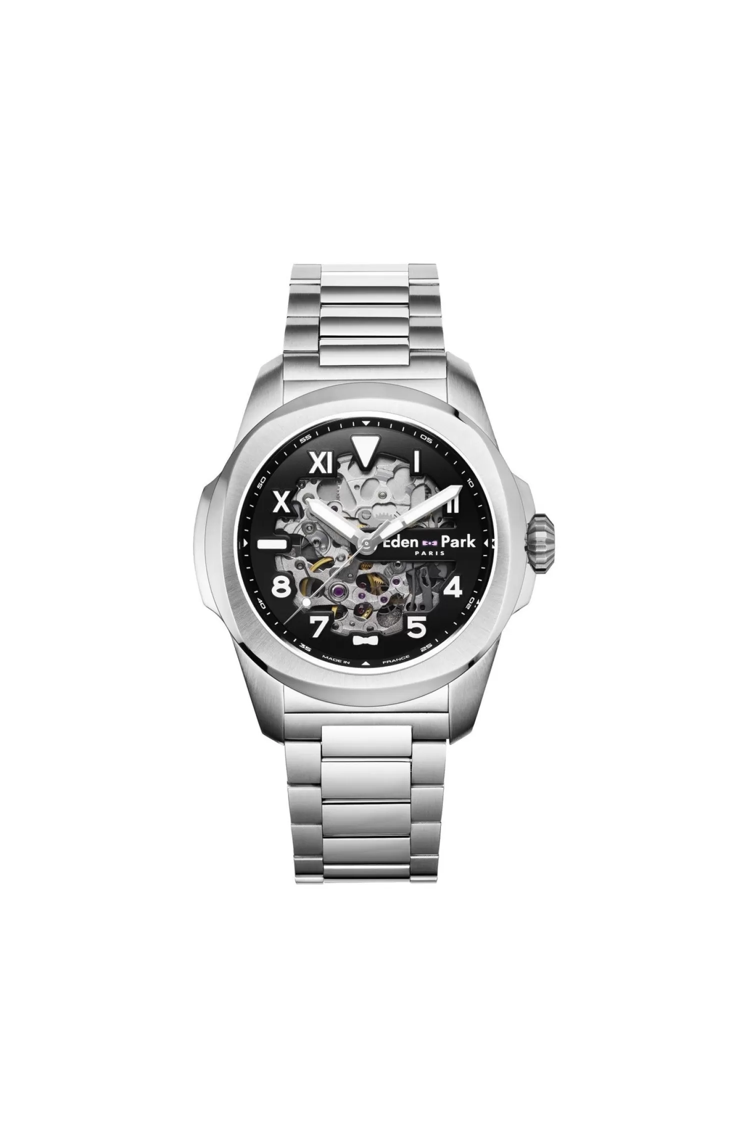 Eden Park Steel automatic skeleton watch< Watches