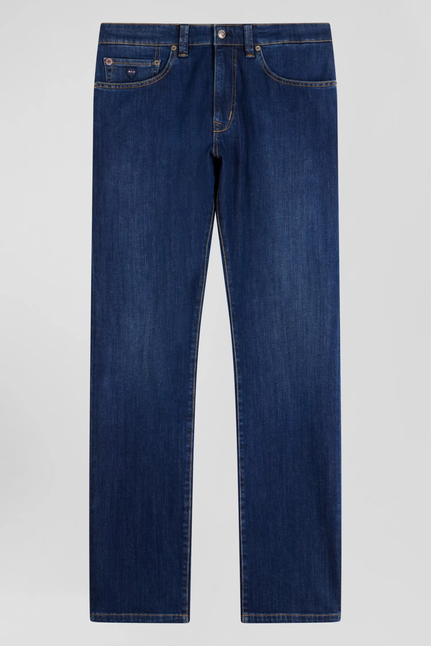 Eden Park stone-washed regular raw stretch denim jeans< Pants