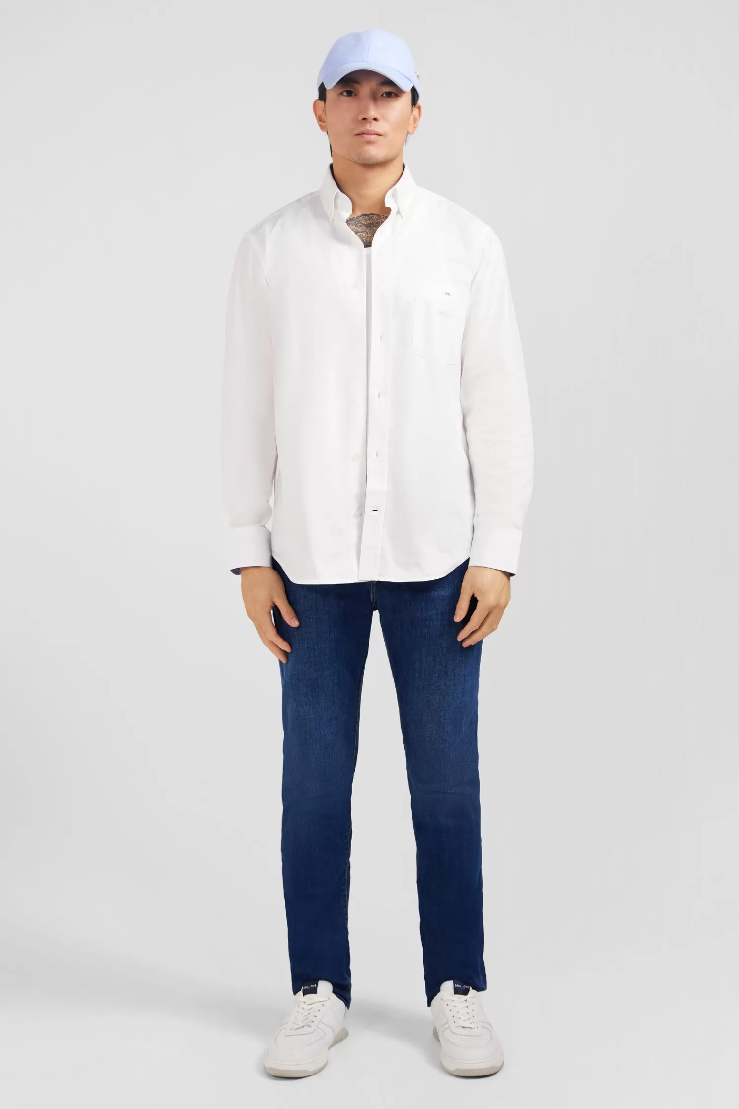 Eden Park White cotton shirt< Shirts