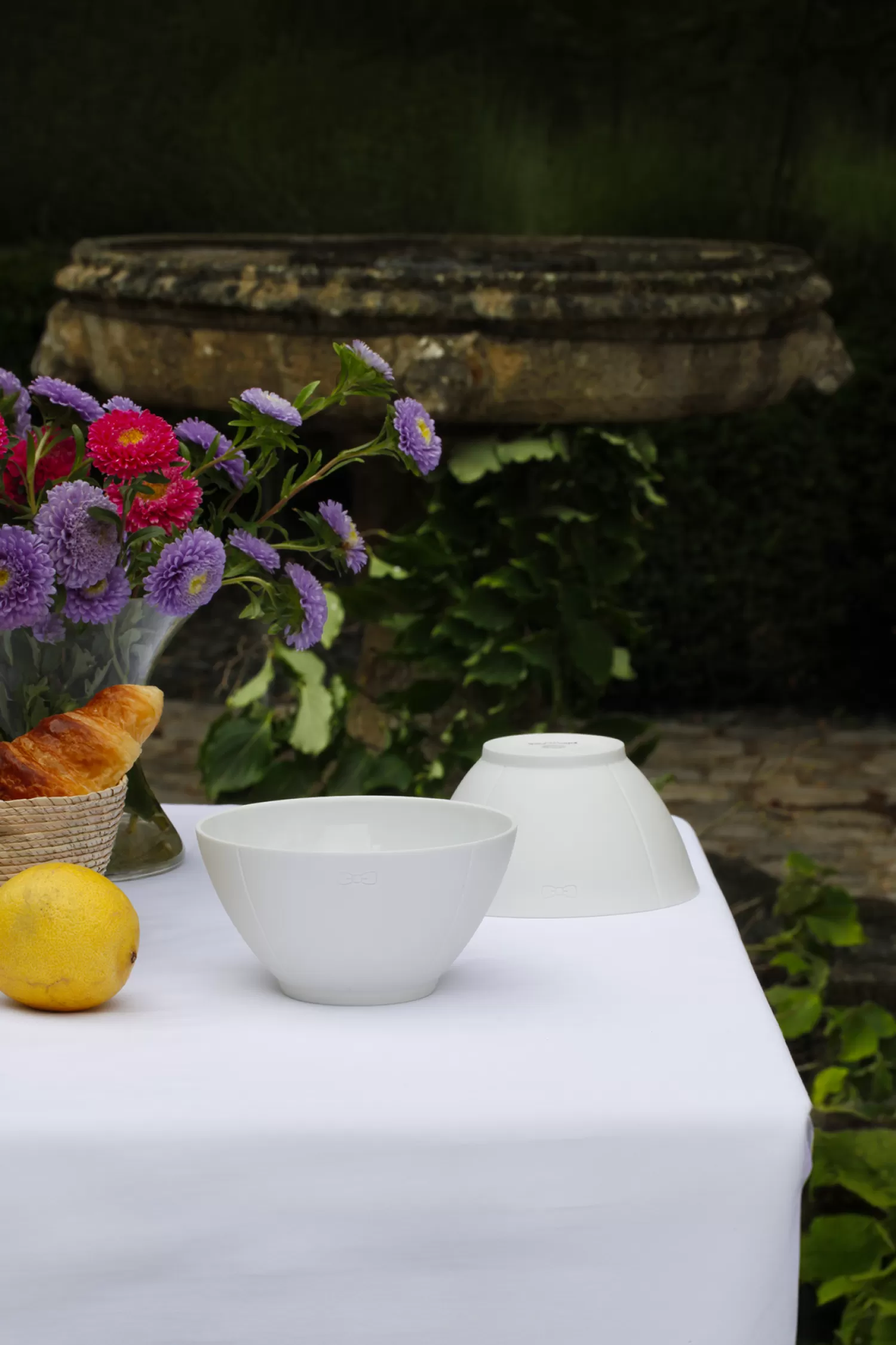 Eden Park White Limoges porcelain bowl< Mugs