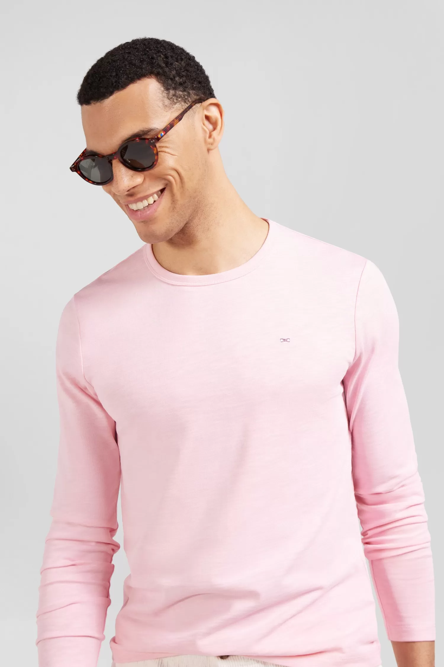 Eden Park XV de France brown round acetate tortoiseshell sunglasses< Sunglasses