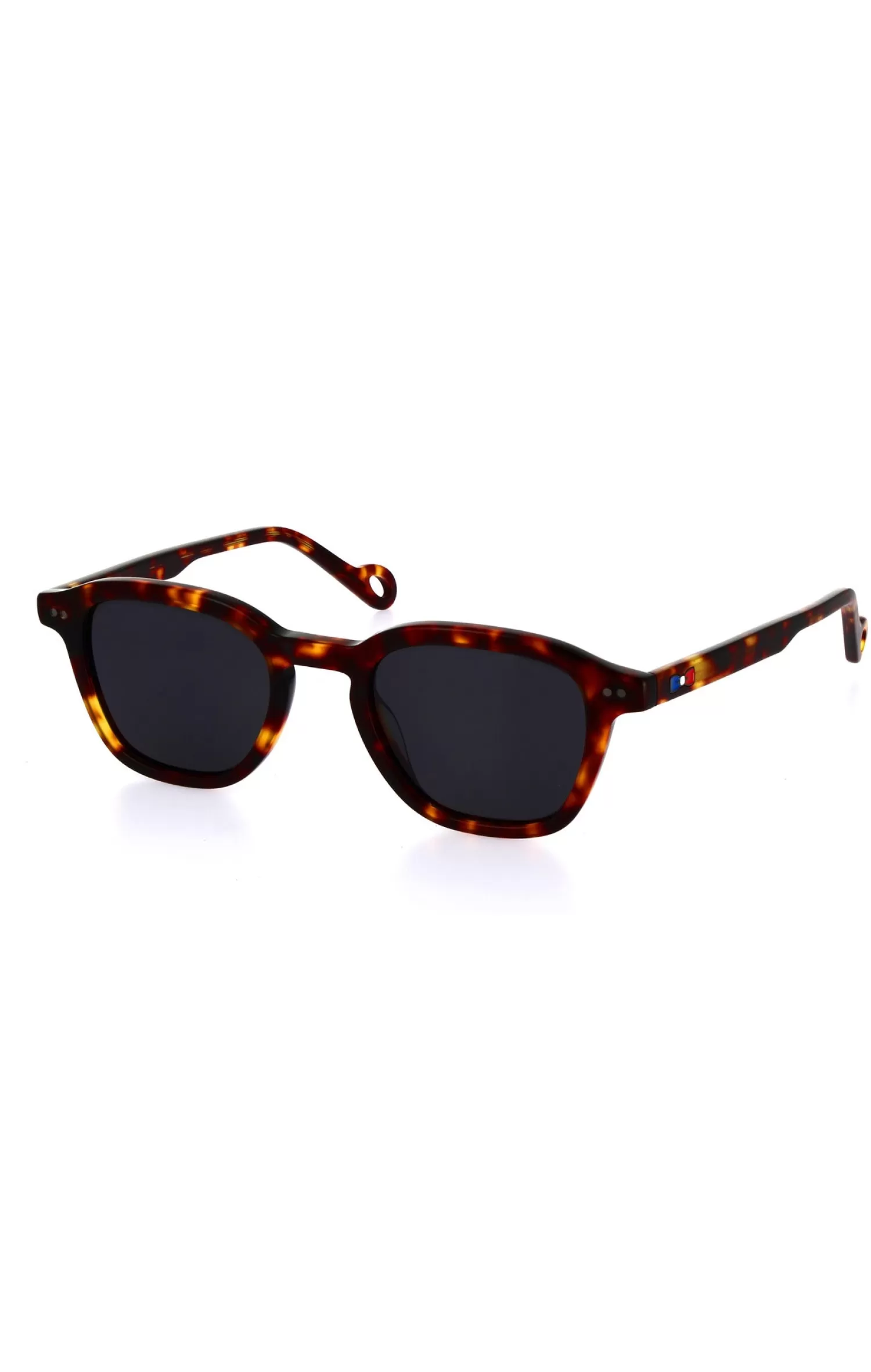 Eden Park XV de France brown tortoiseshell acetate sunglasses< Sunglasses