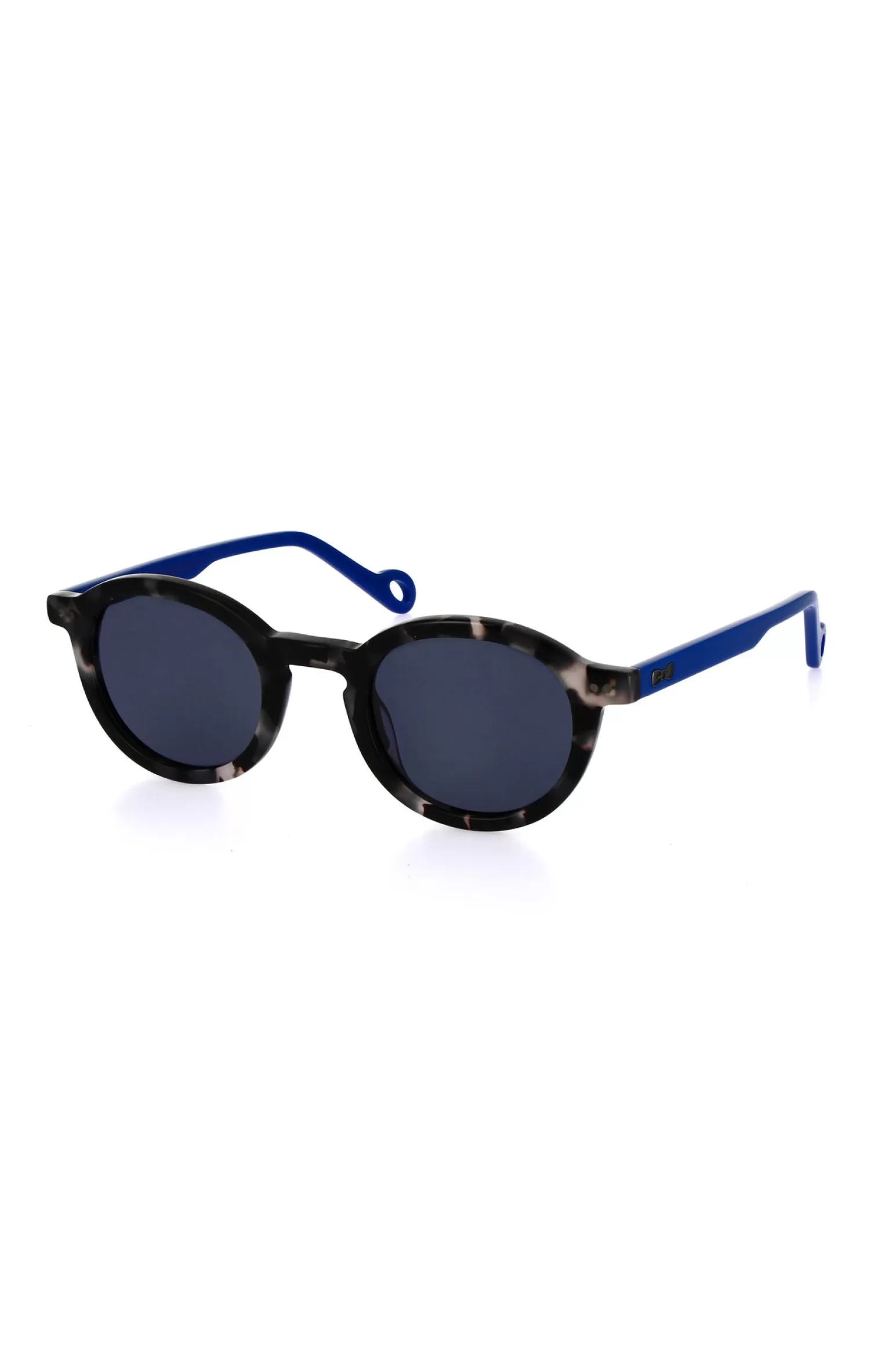 Eden Park XV de France grey round acetate tortoiseshell sunglasses< Sunglasses